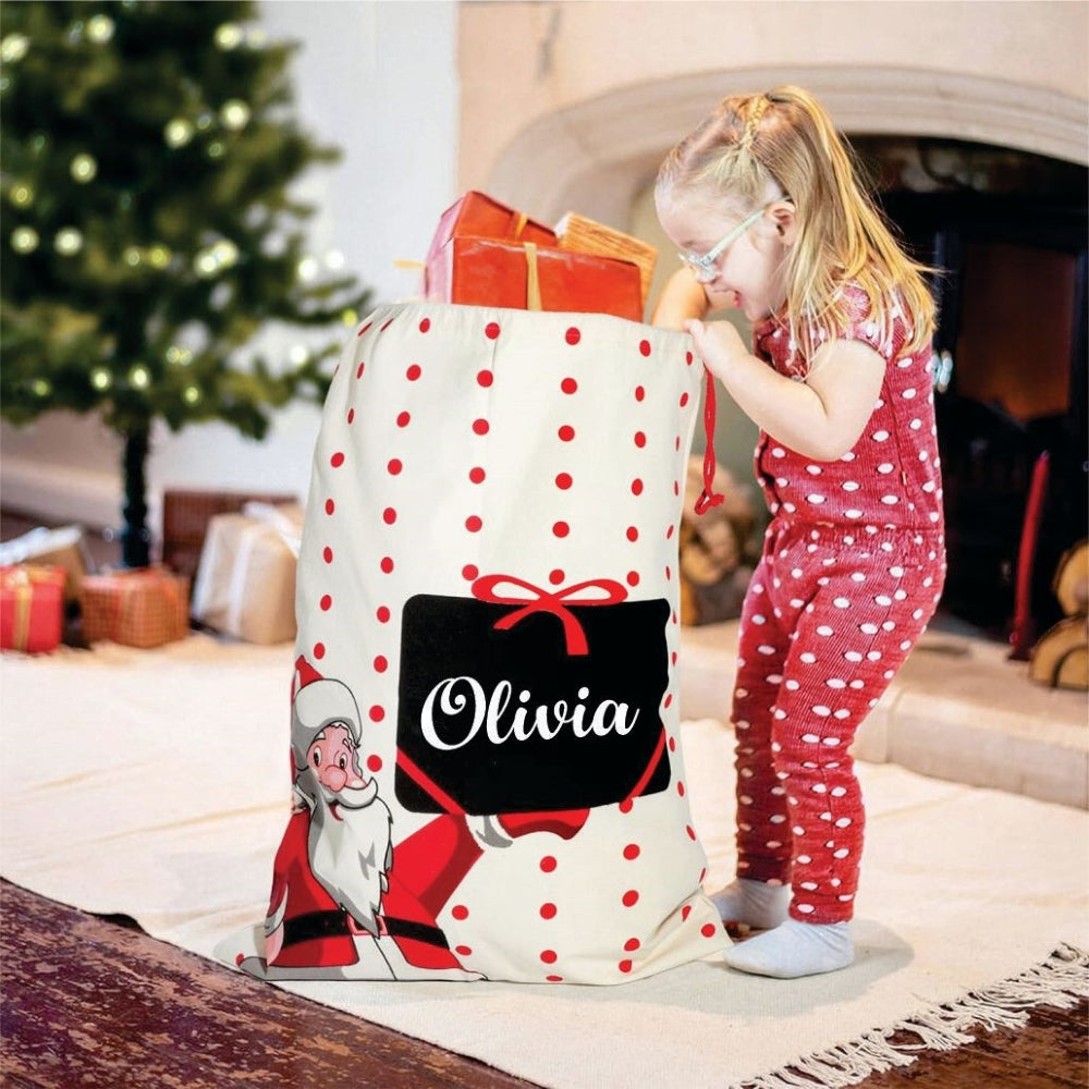 Santa's Chalkboard Magic - Sack