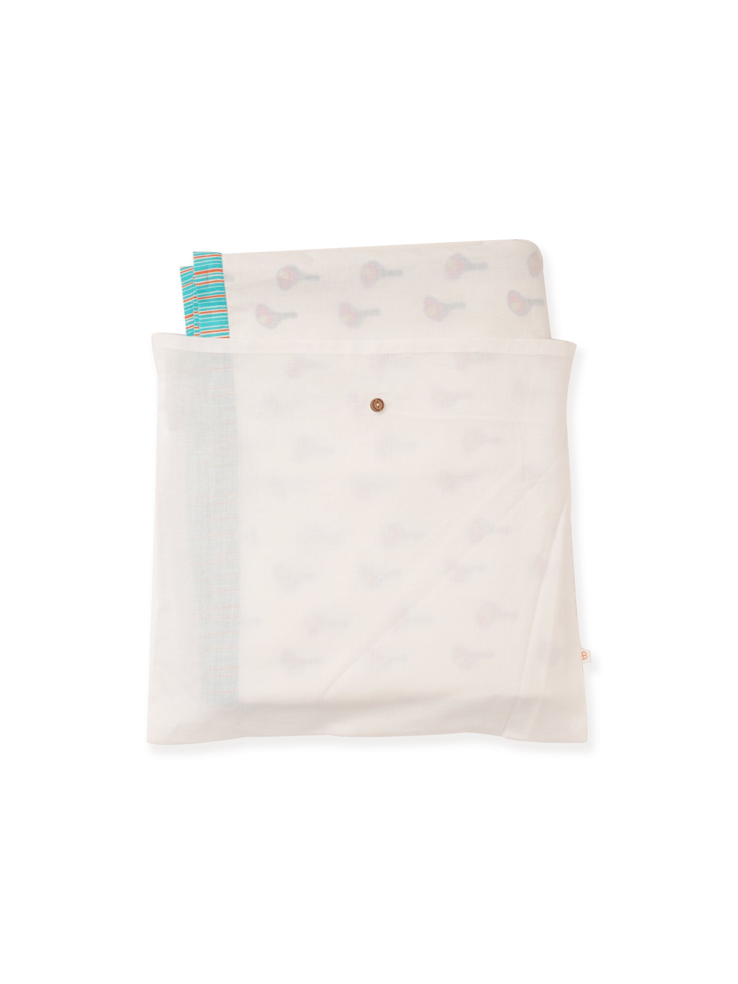 Tender Tulips - Cotton Muslin Dohar Blanket for New Born Baby - Totdot