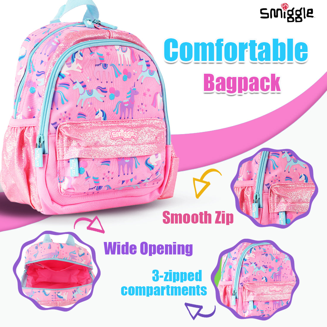 Glide Teeny Tiny Backpack Pink