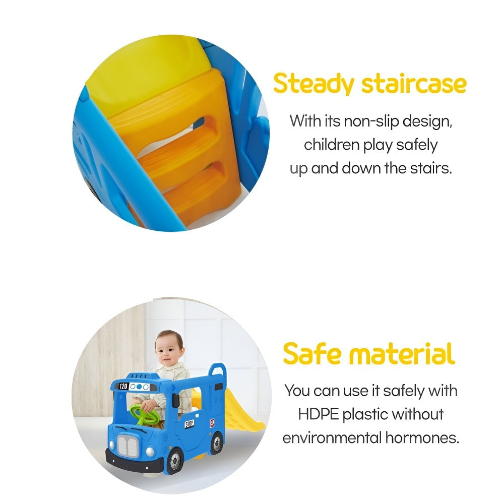 Blue Compact Bus Slide