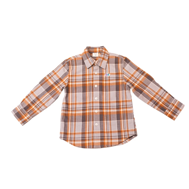 Boys Fall checked shirt