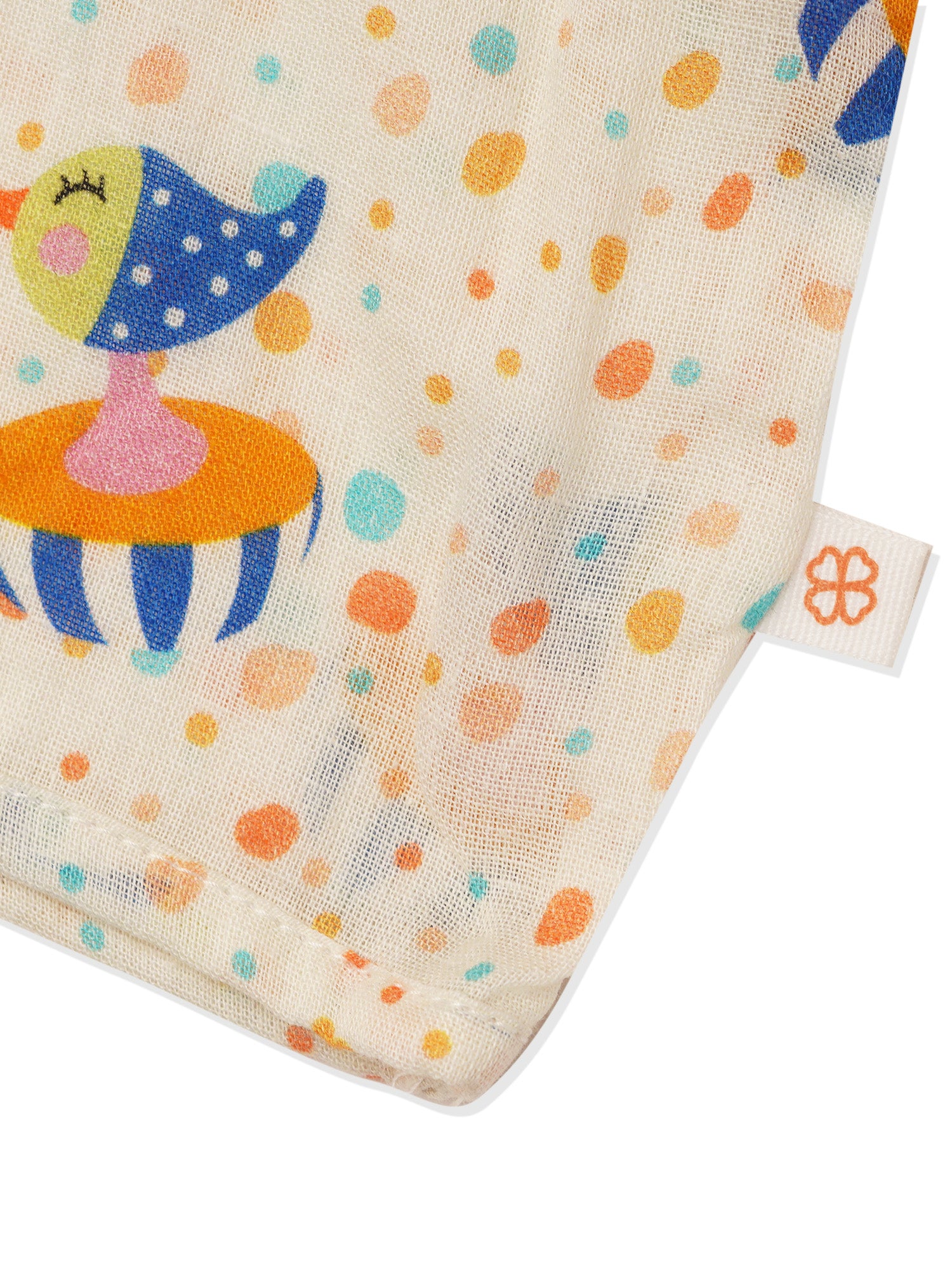 Nature's Nursery - Baby Muslin Jhabla - Pack of 3 - Totdot