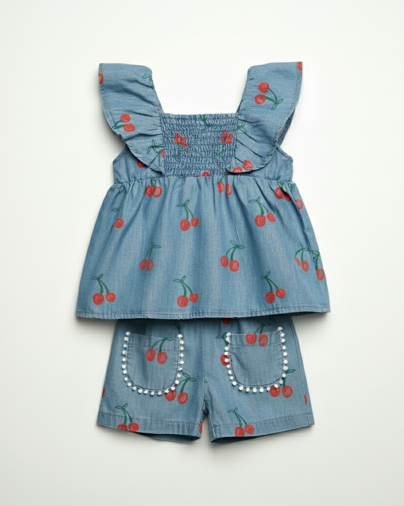 Smocked Meadow Muse Denim