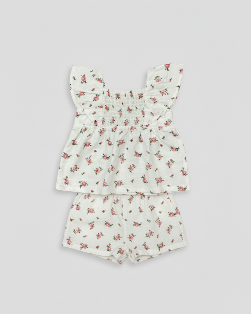Smocked Meadow Muse White
