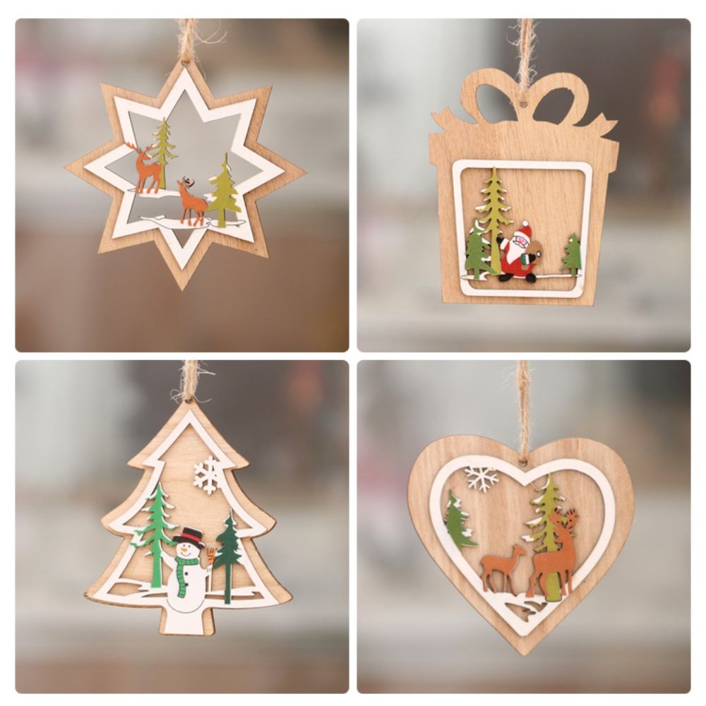 Hand Painted Wooden Ornaments