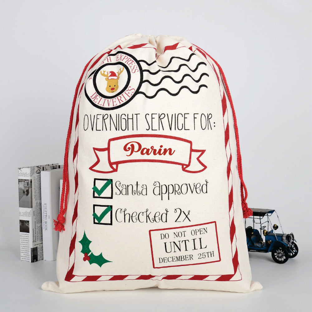 Rudolf Overnight Service - Christmas Sacks