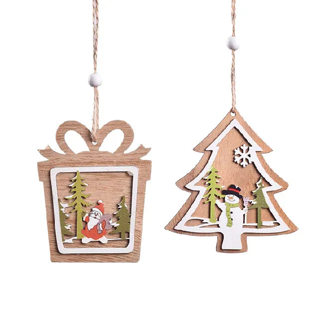 Hand Painted Wooden Ornaments