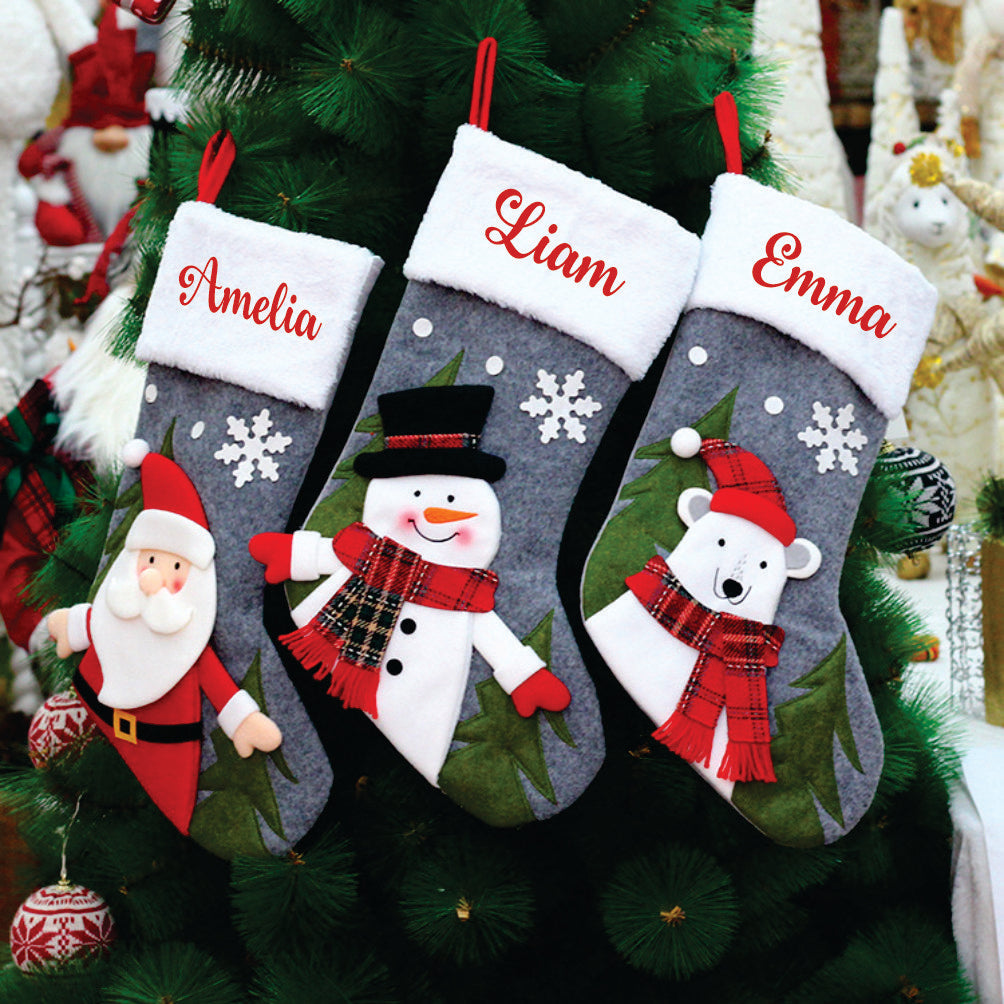 Winter Wonderland Stockings - Snowy Snowman