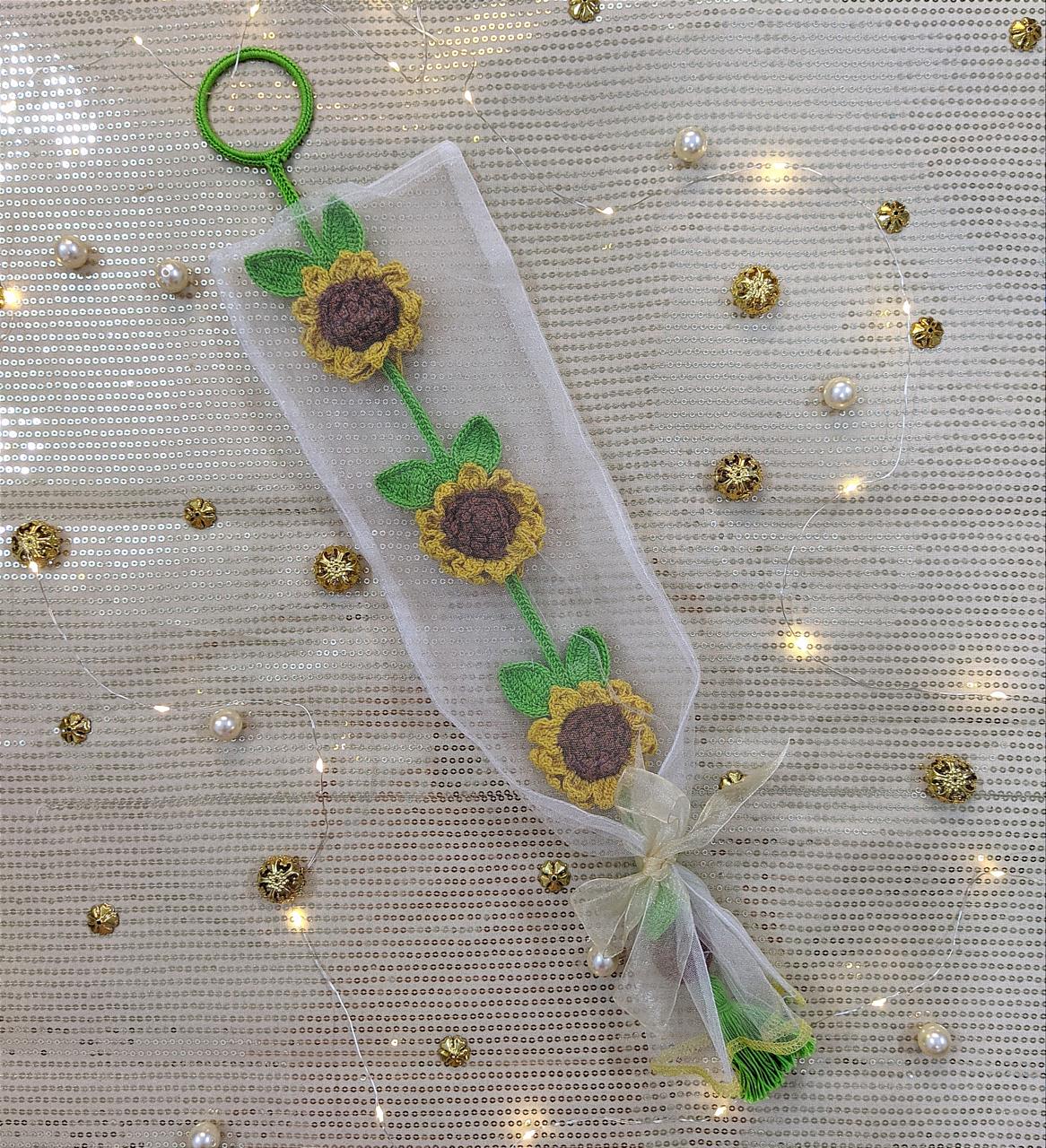 Diwali Special: Handcrafted Sunflower Crochet Hanging