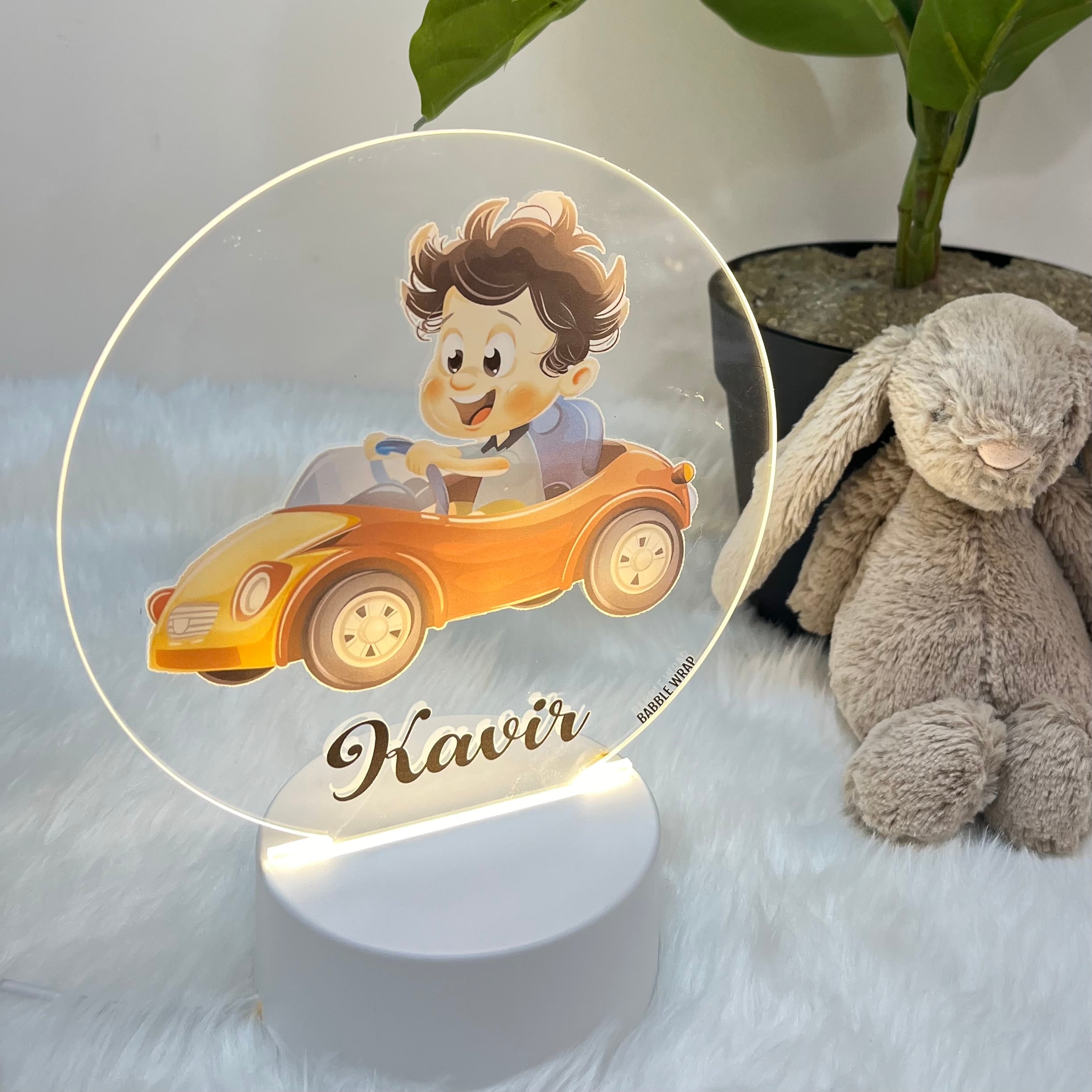 Adventure Ride - Acrylic LED Night Lamp