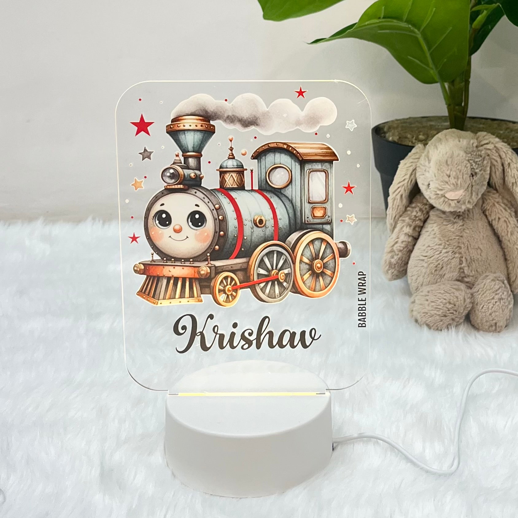 Choo Choo Glow - Acrylic LED Night Lamp