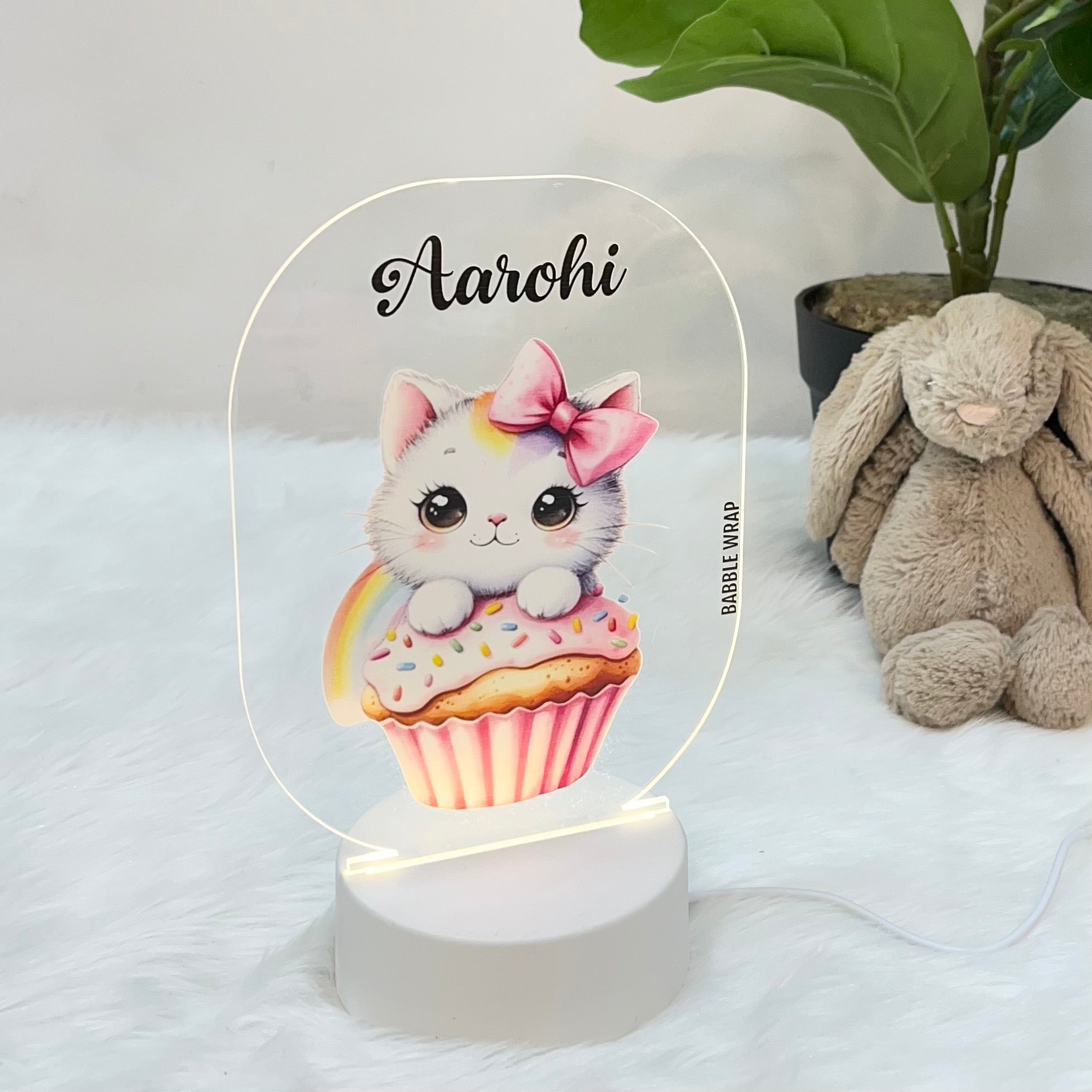 Cupcake Glow - Acrylic LED Night Lamp