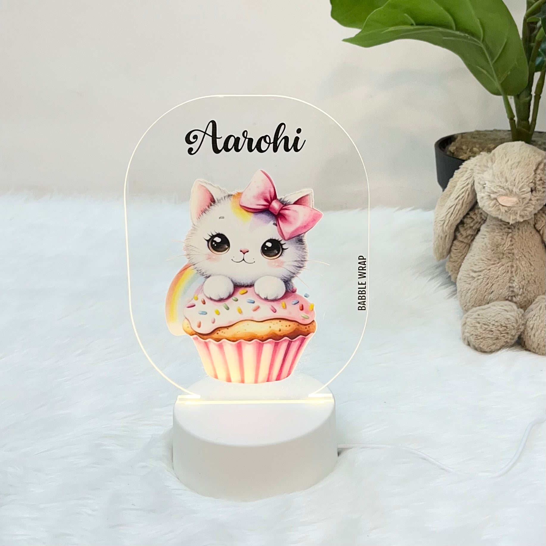 Cupcake Glow - Acrylic LED Night Lamp