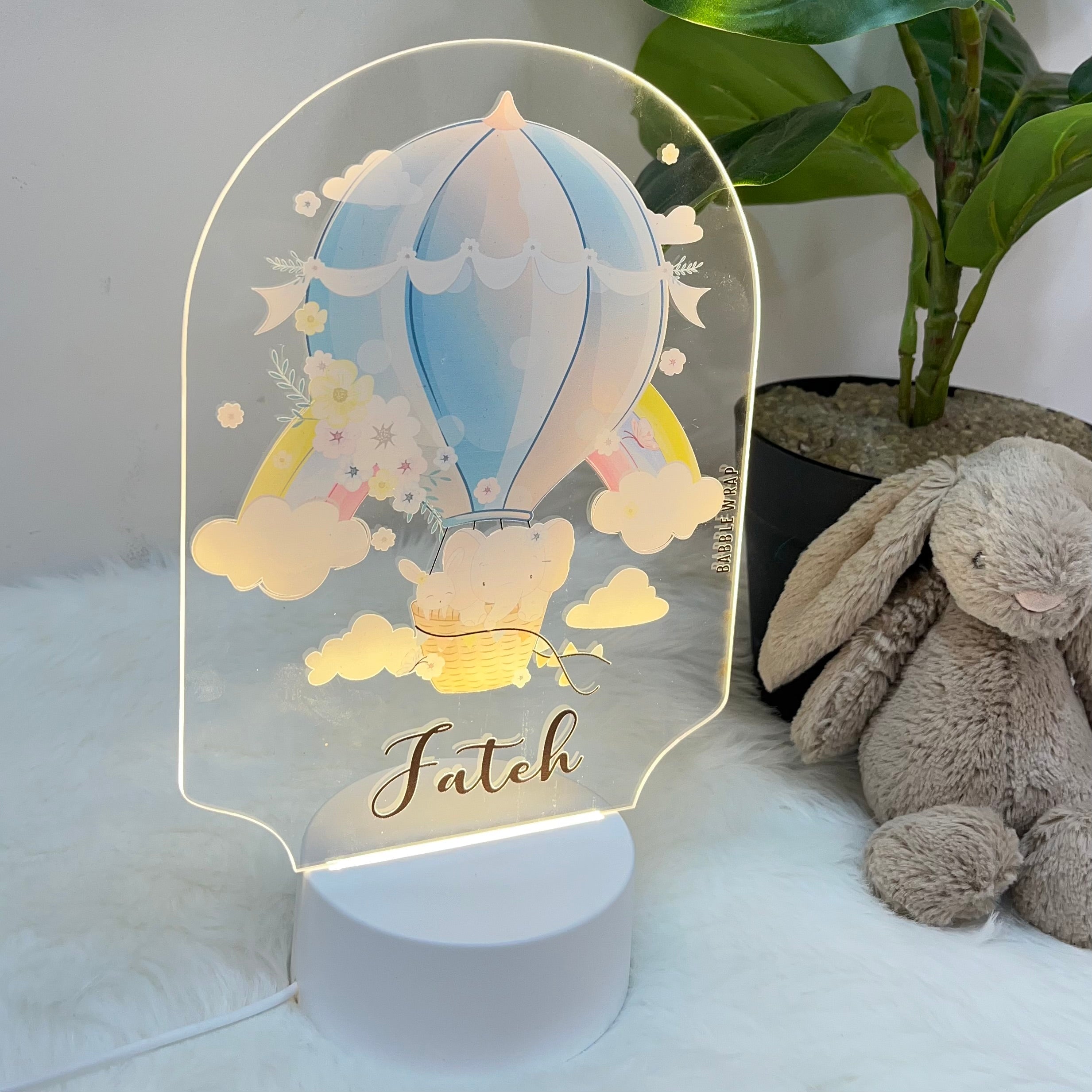 Hot Air Radiance - Acrylic LED Night Lamp