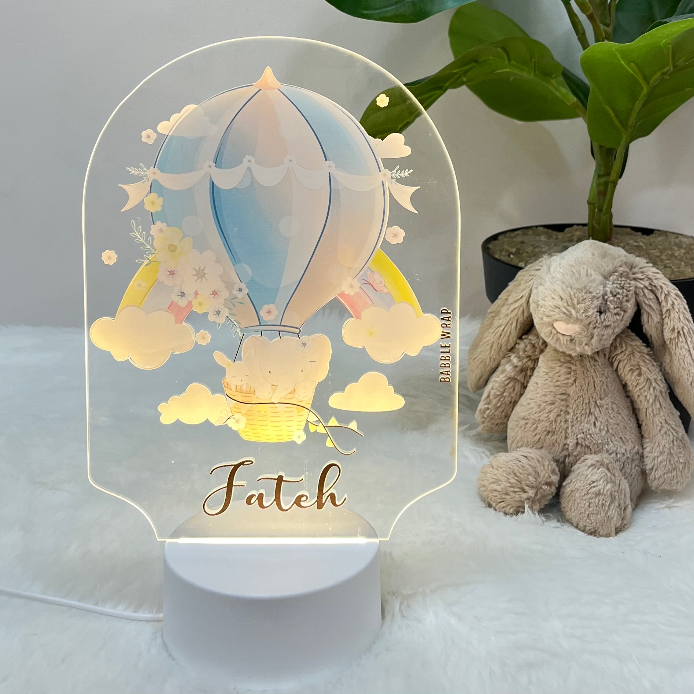 Hot Air Radiance - Acrylic LED Night Lamp