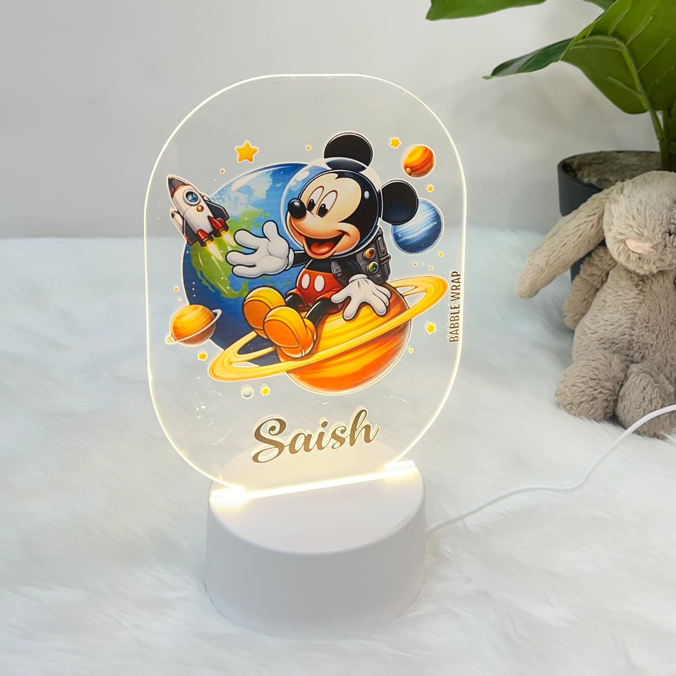 Mickey’s Space Safari - Acrylic LED Night Lamp