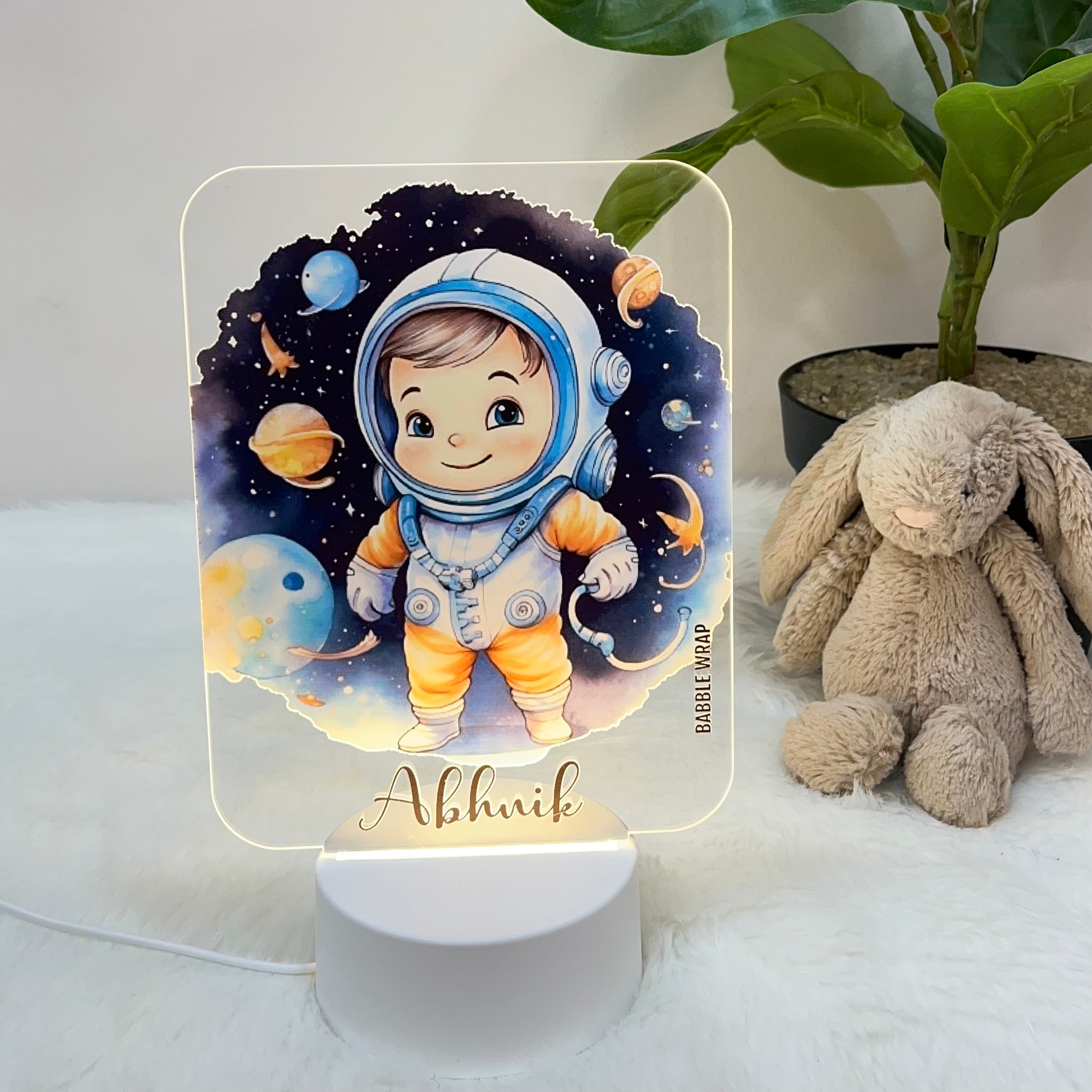 Space Explorer - Acrylic LED Night Lamp