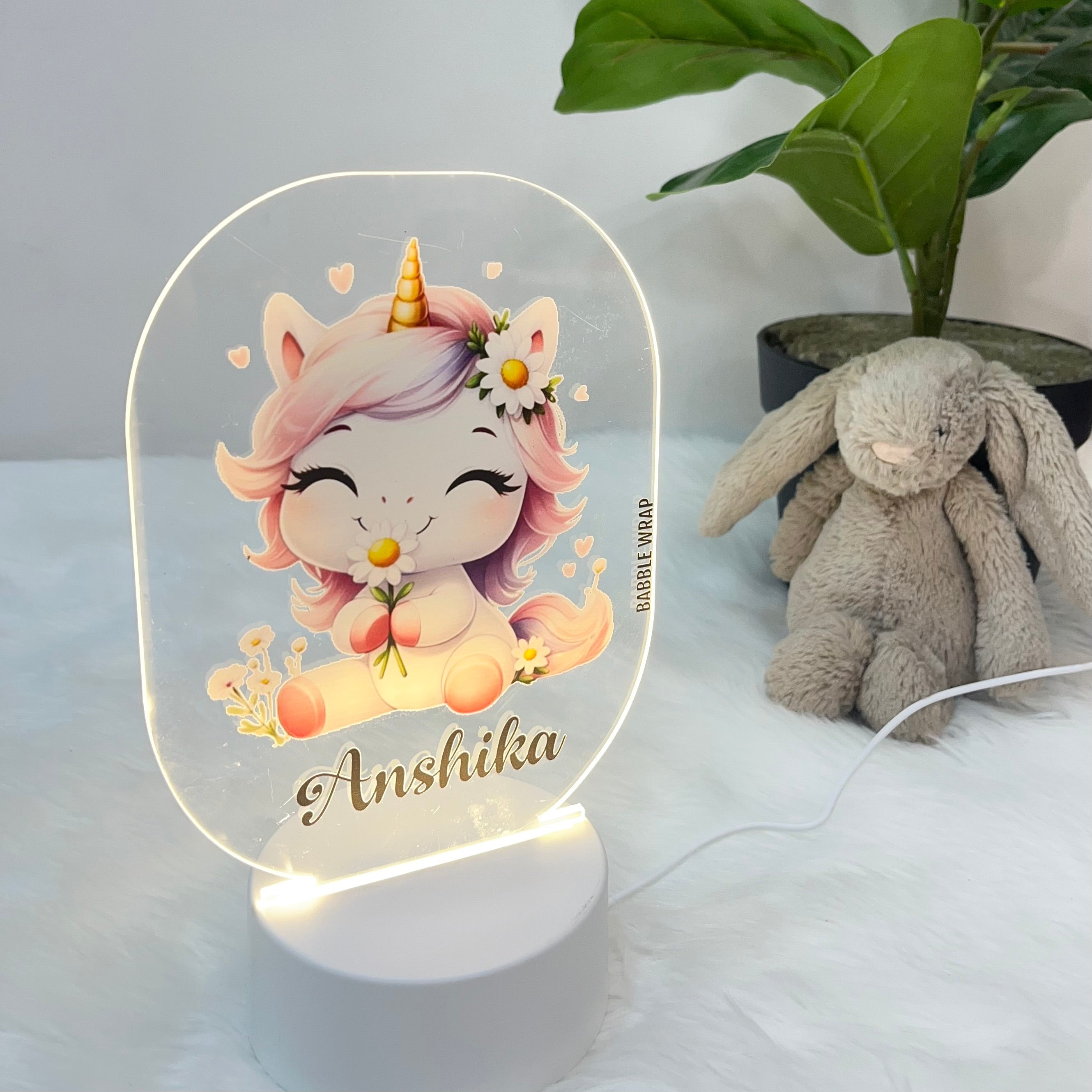 Unicorn Bliss - Acrylic LED Night Lamp