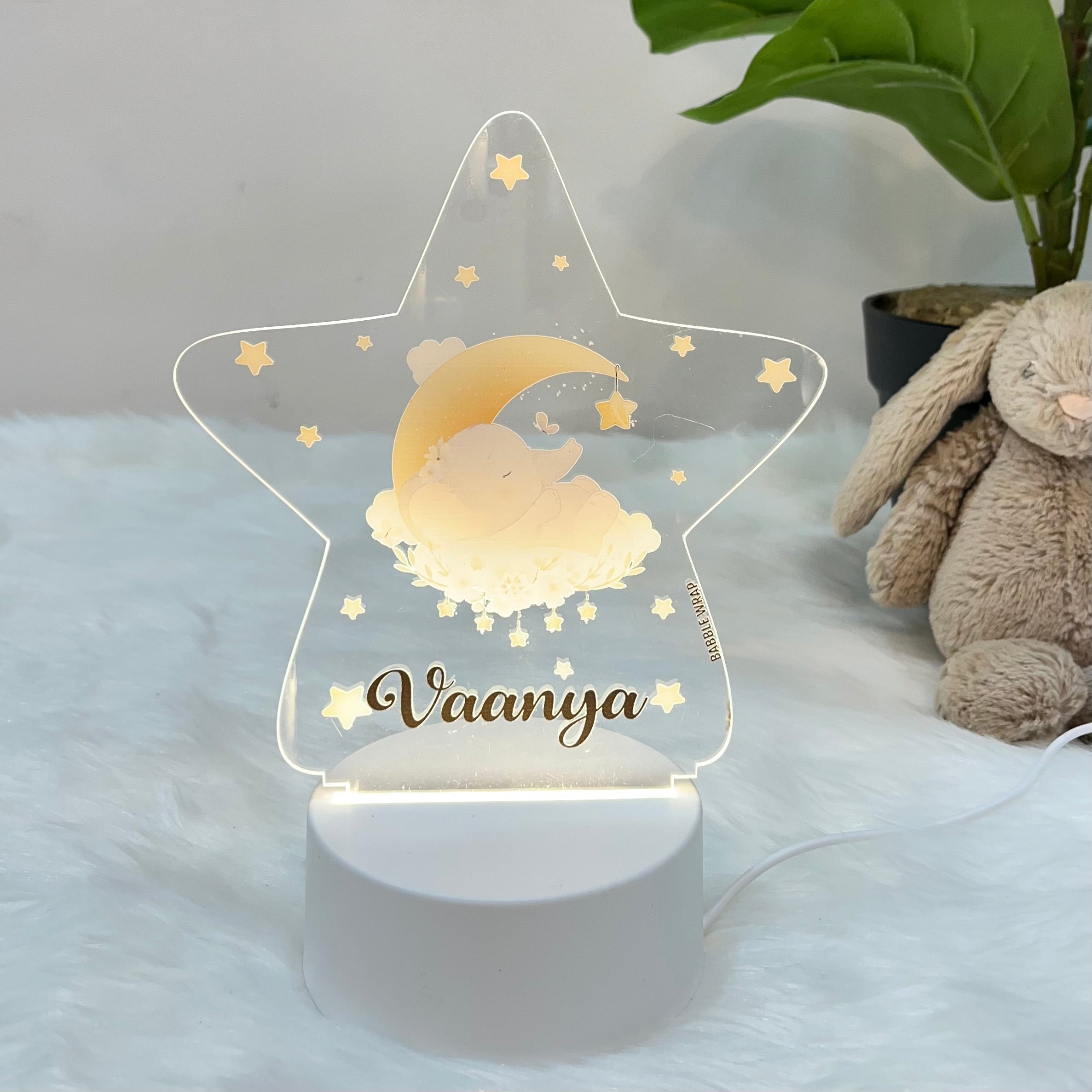 Star Ellie - Acrylic LED Night Lamp