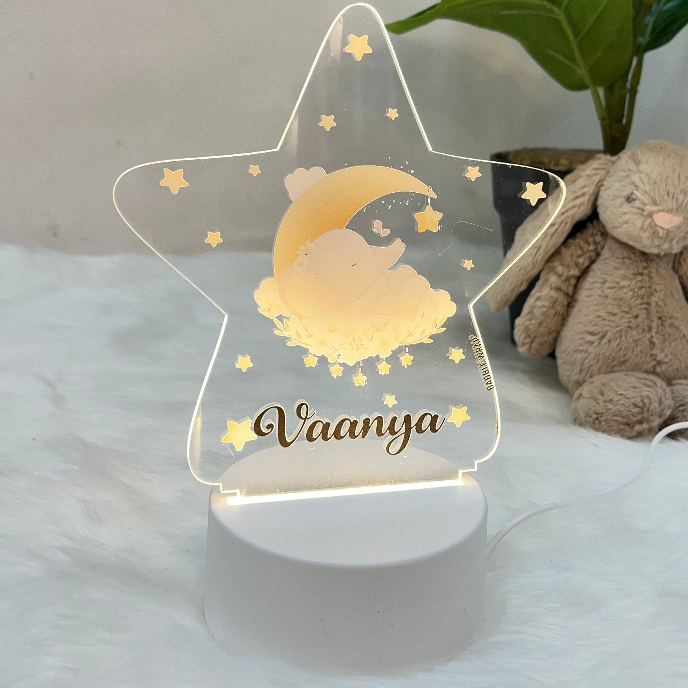 Star Ellie - Acrylic LED Night Lamp