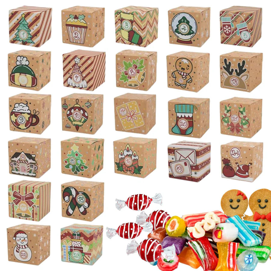 Natural Advent Calendar - 24 Gift Boxes