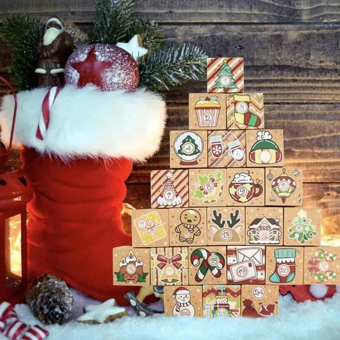 Natural Advent Calendar - 24 Gift Boxes