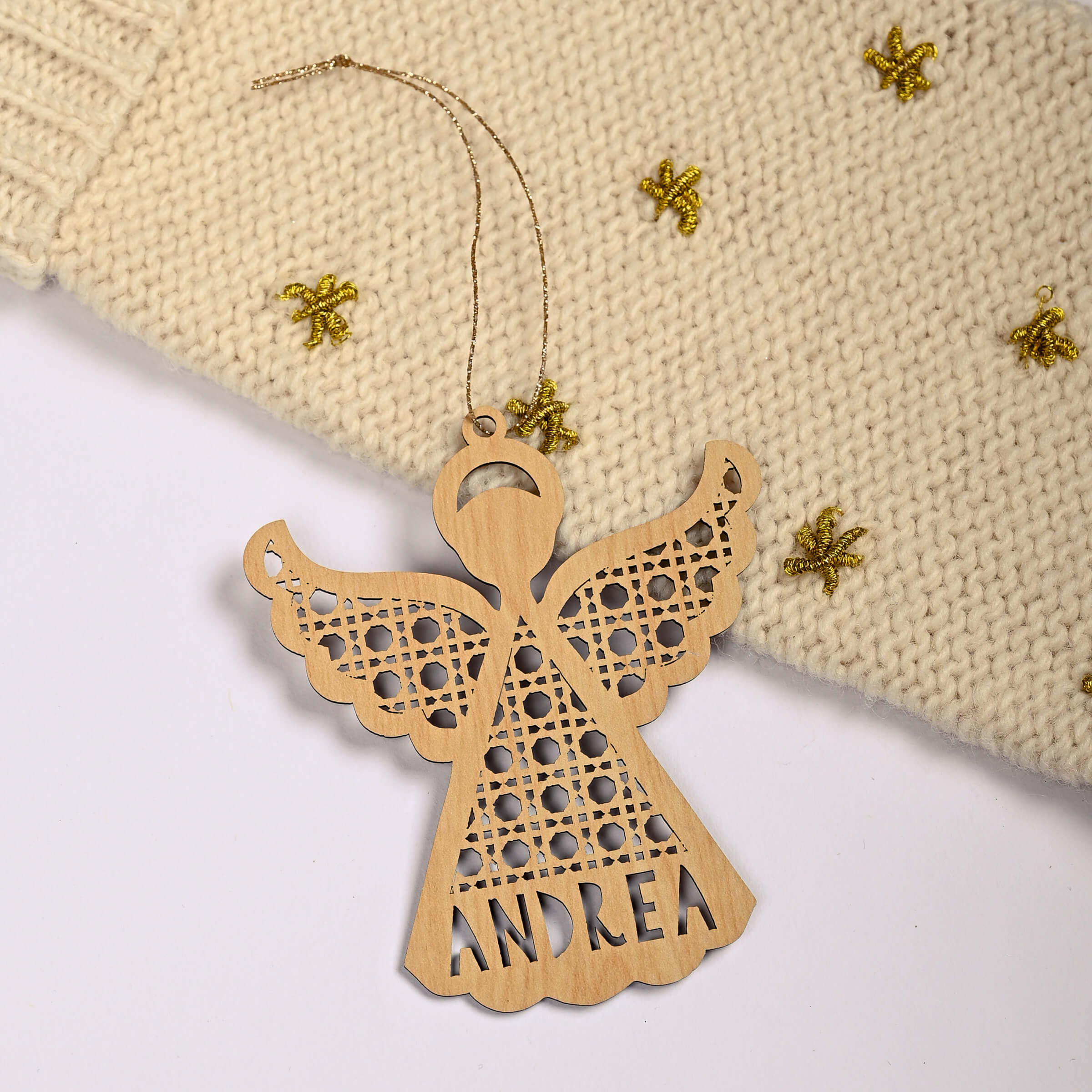 Rattan Ornament - Angel
