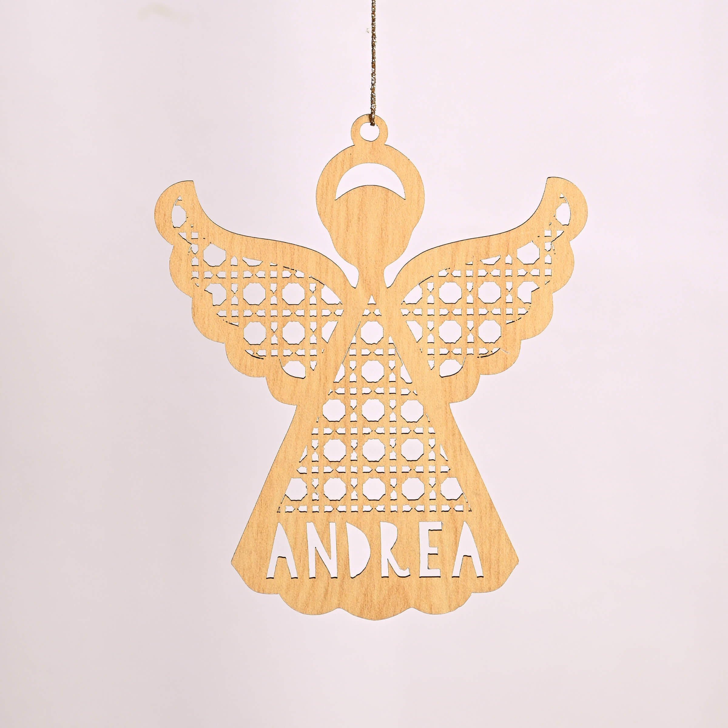 Rattan Ornament - Angel