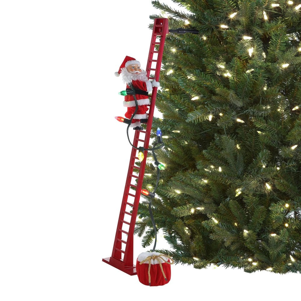 Mr. Christmas 4 ft Tree Climbing Musical Santa