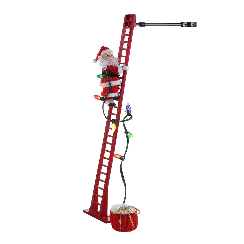 Mr. Christmas 4 ft Tree Climbing Musical Santa