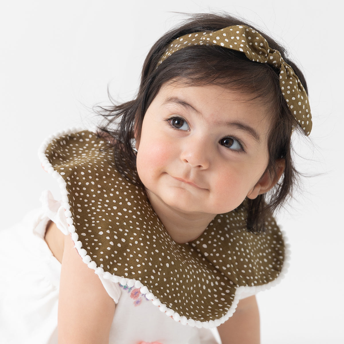 Summer Safari Bib + Bow Set - Totdot