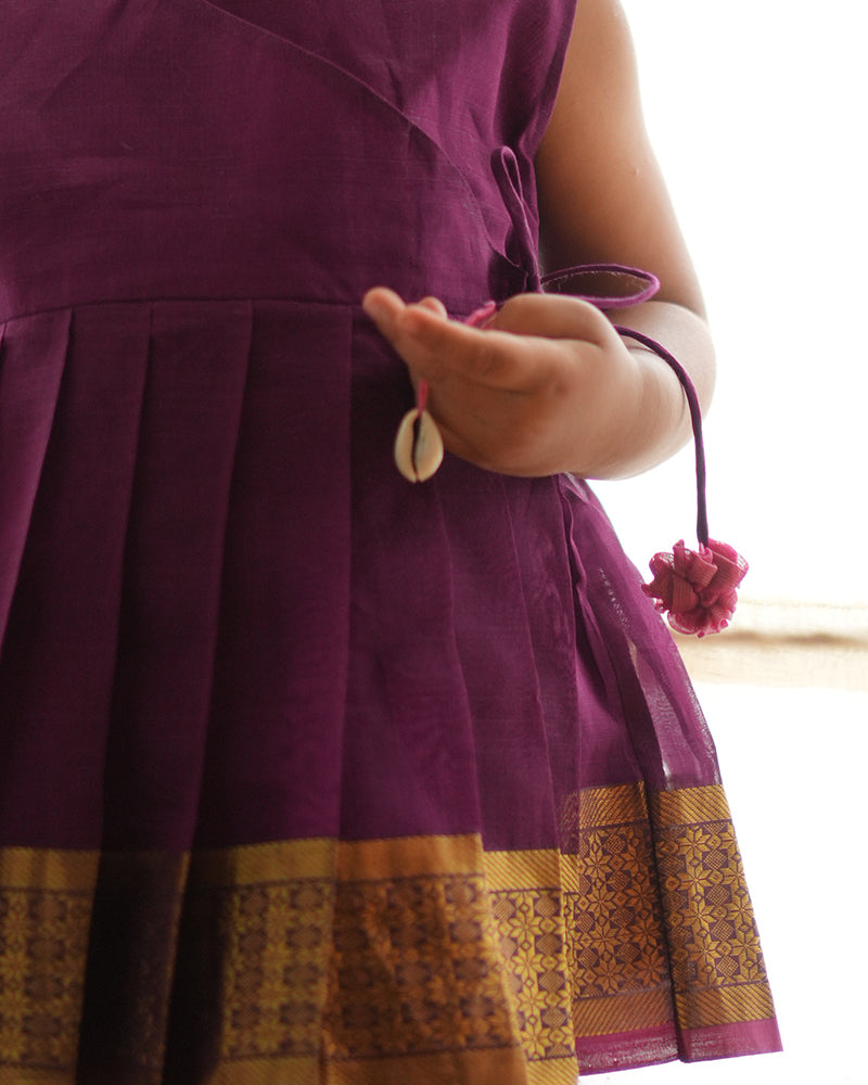 ANAGHA sharara coord set in purple