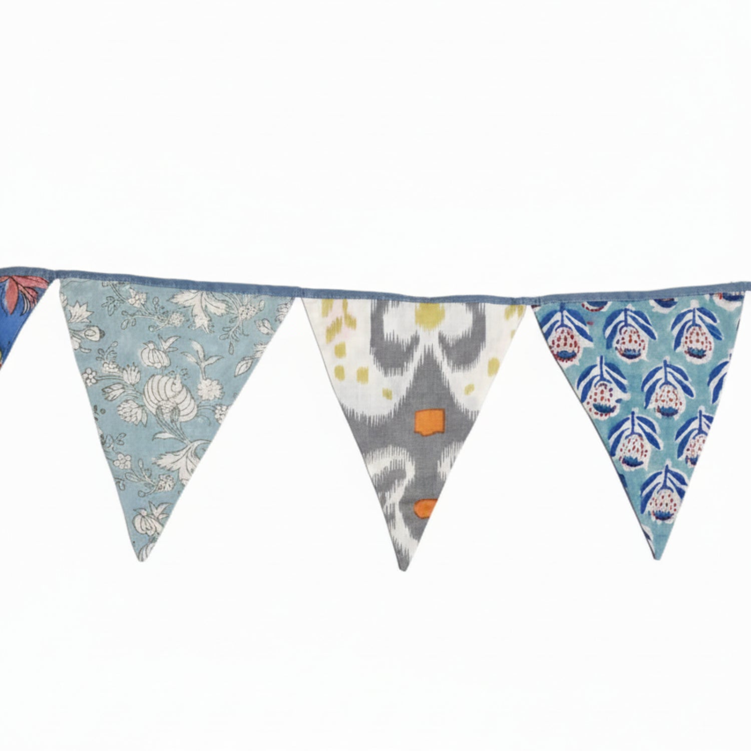 Blue Cotton Bunting