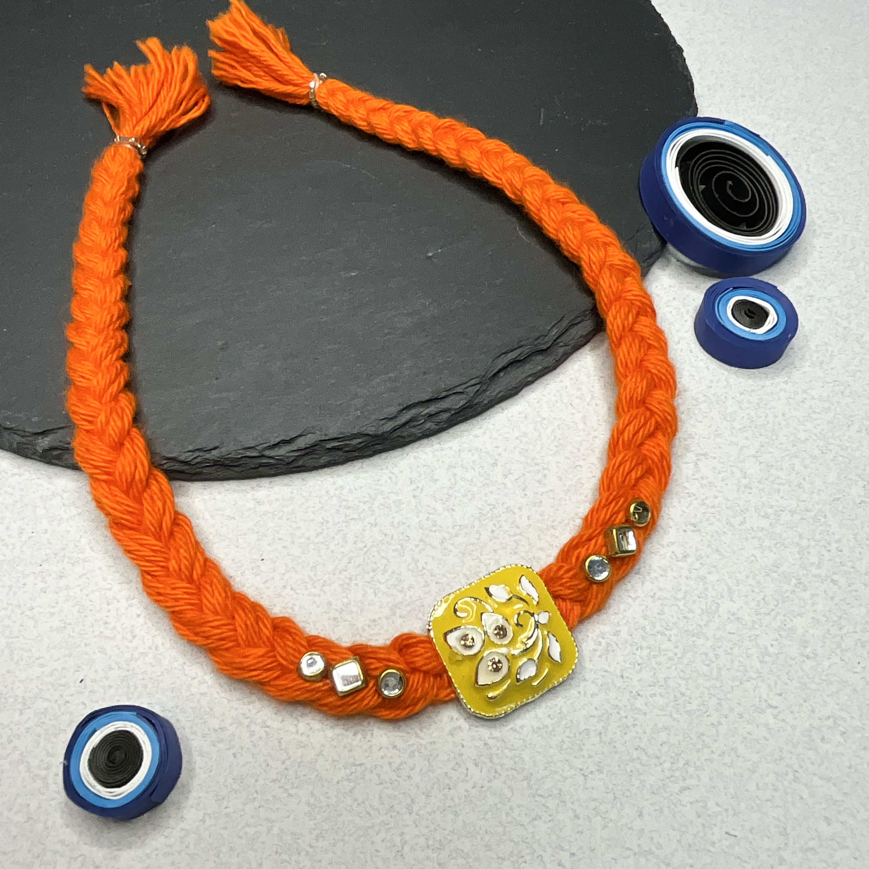 Braided Daffodil - Rakhi