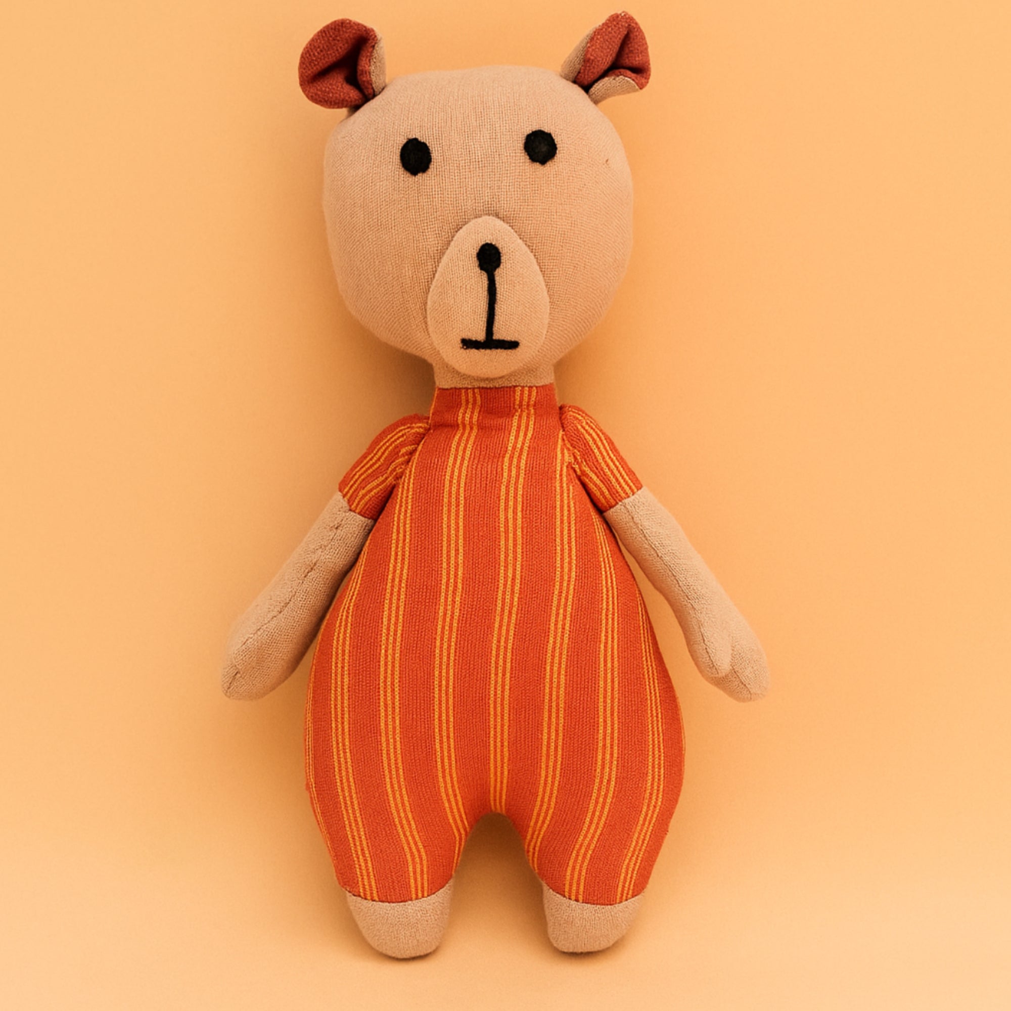 Bear Handmade Organic Fabric Toy