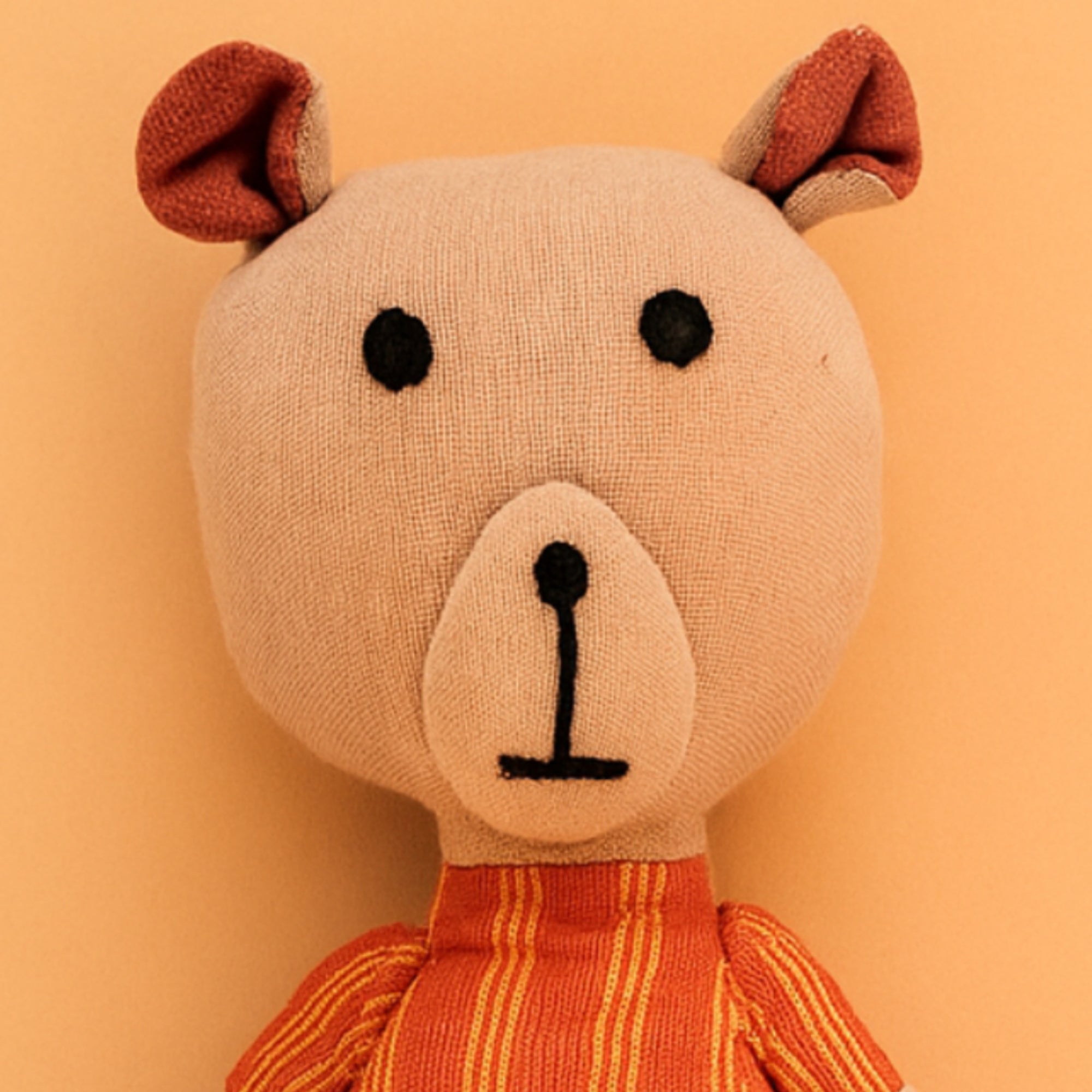 Bear Handmade Organic Fabric Toy