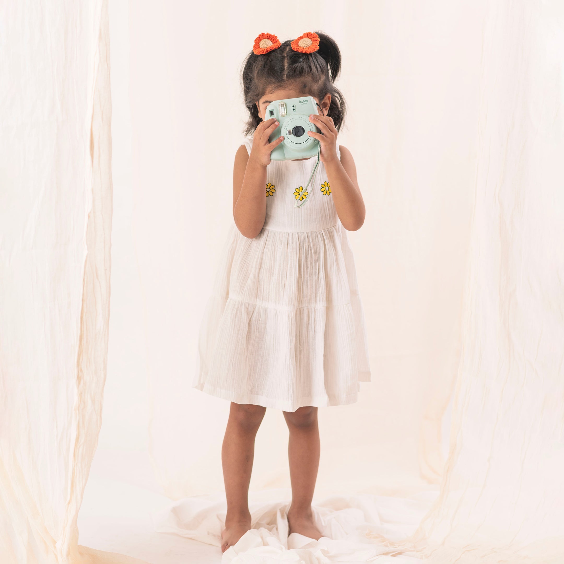 Flower - Organic Cotton Muslin Dress