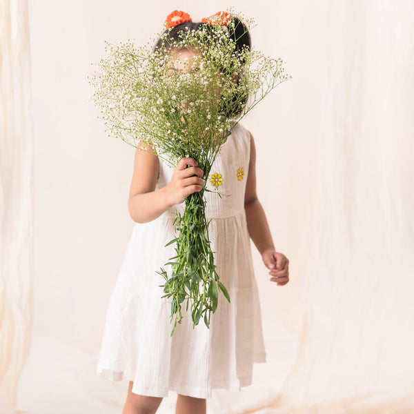 Flower - Organic Cotton Muslin Dress