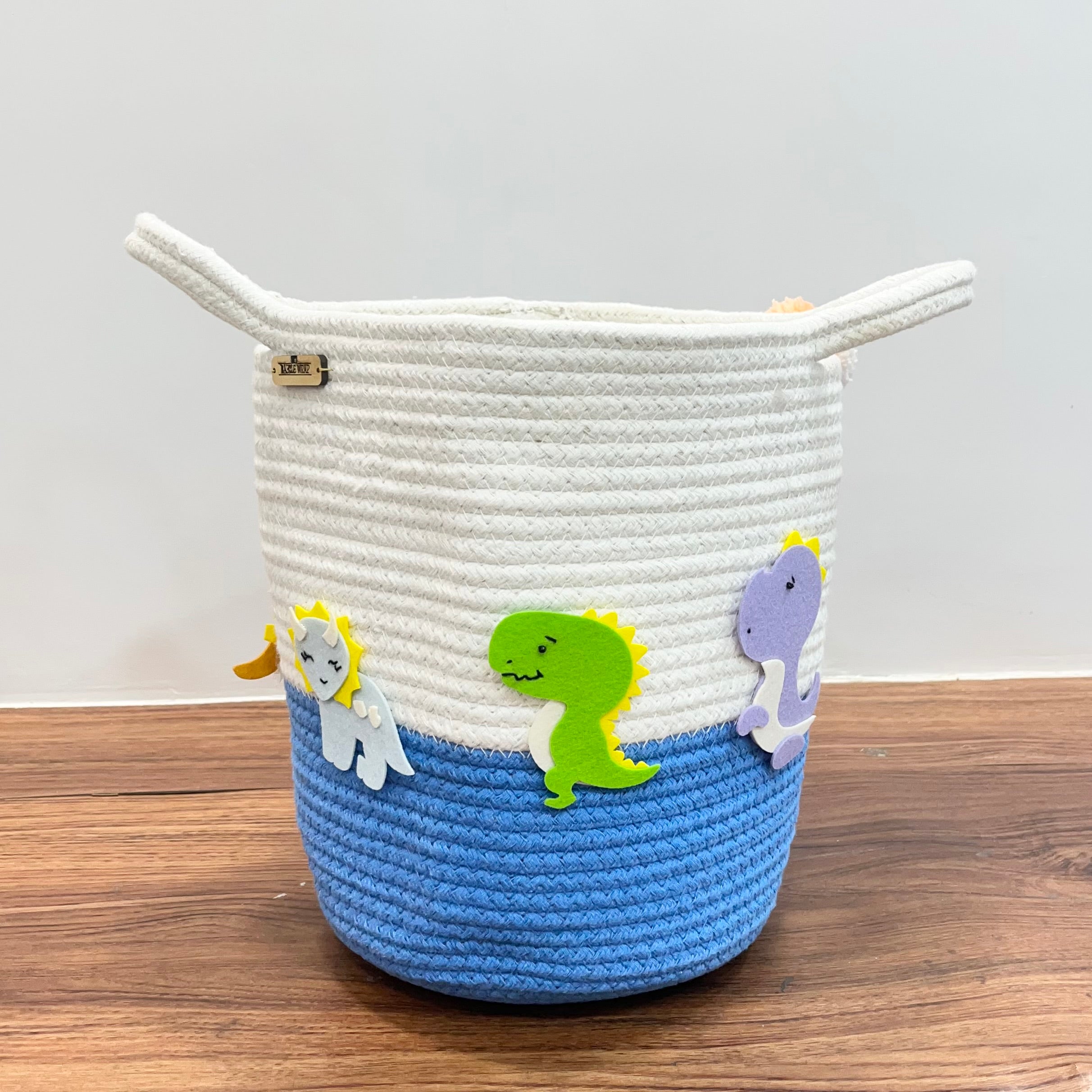 T-Rex Treasures - Jute Cotton Storage Basket