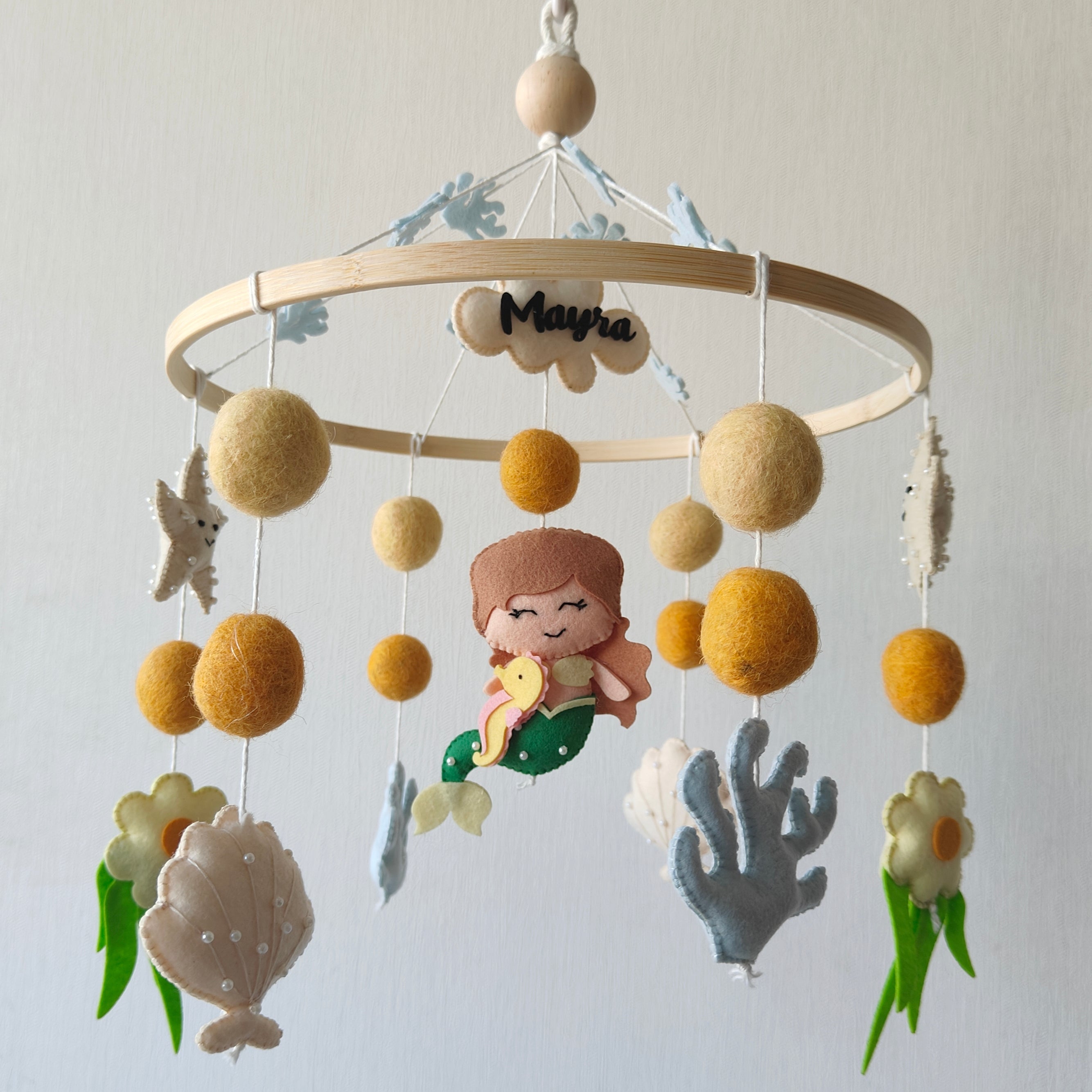 Coral Reef Floral - Cot / Crib Mobile