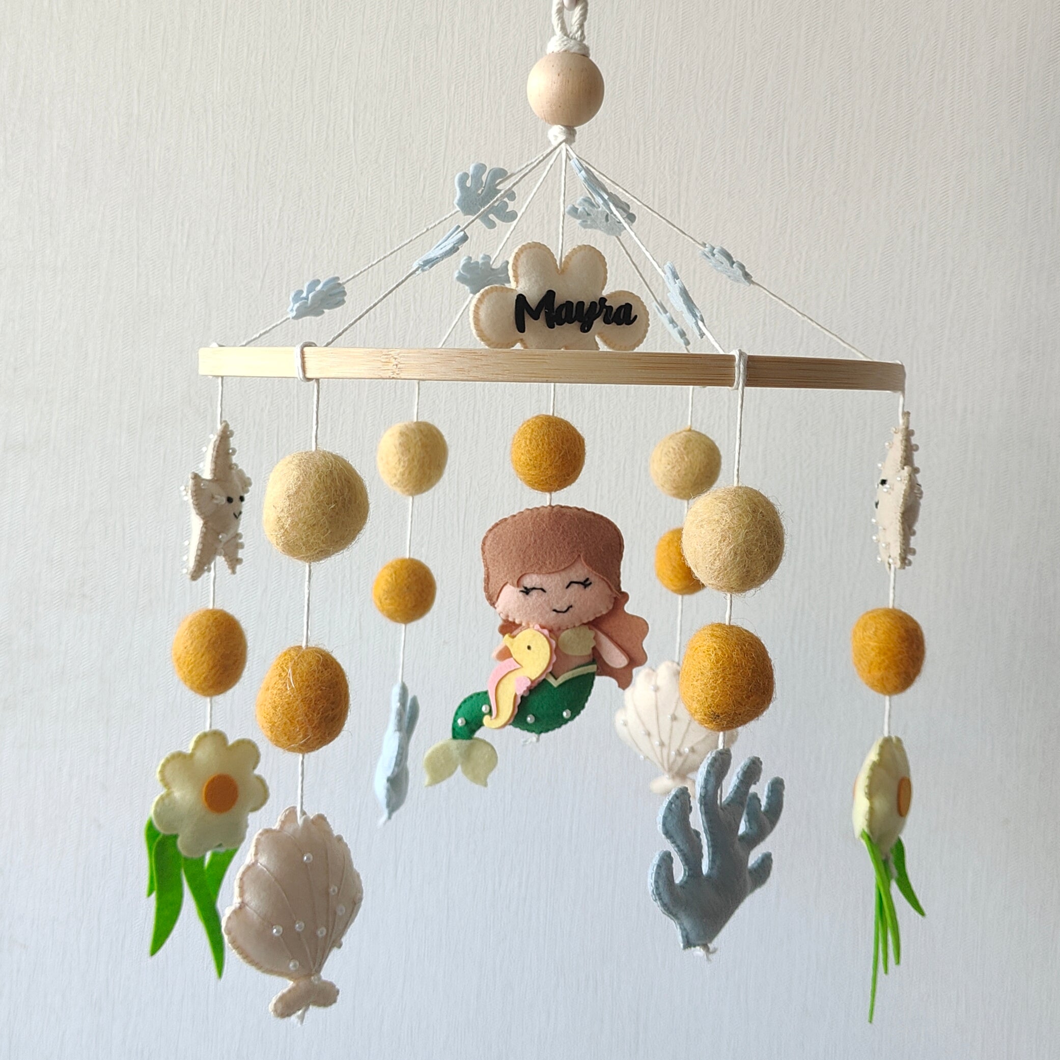 Coral Reef Floral - Cot / Crib Mobile