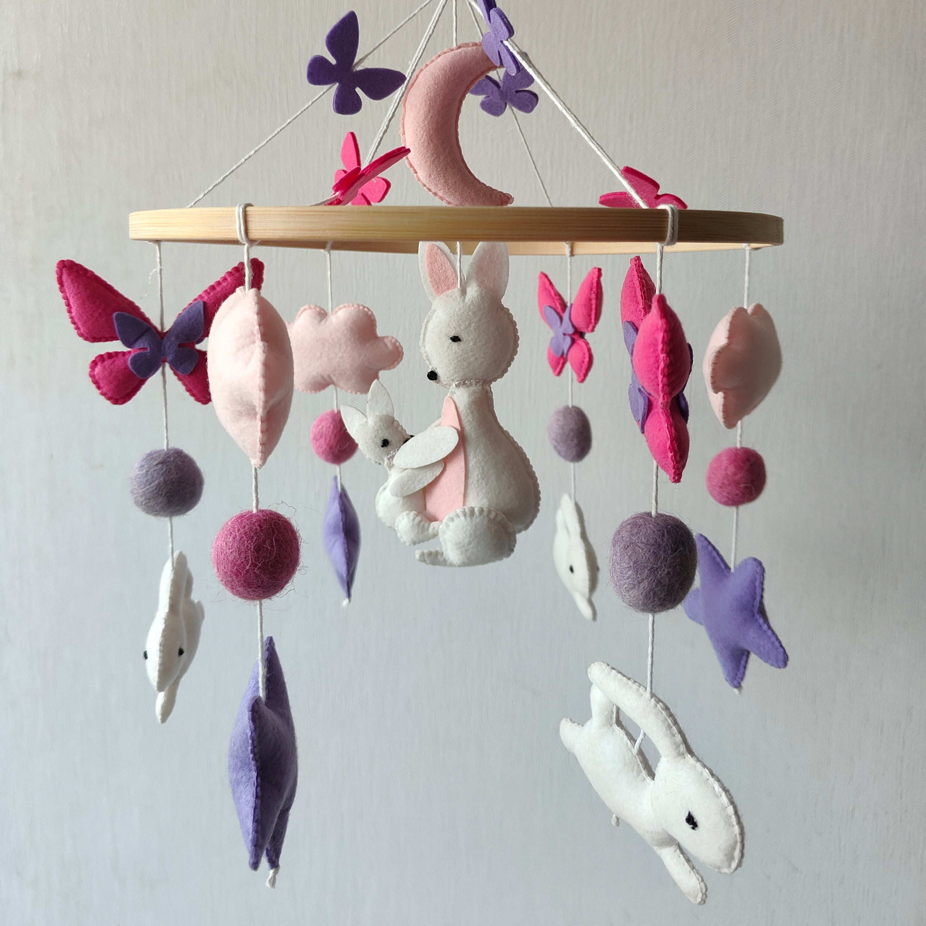 Fluttering Burrows - Cot / Crib Mobile