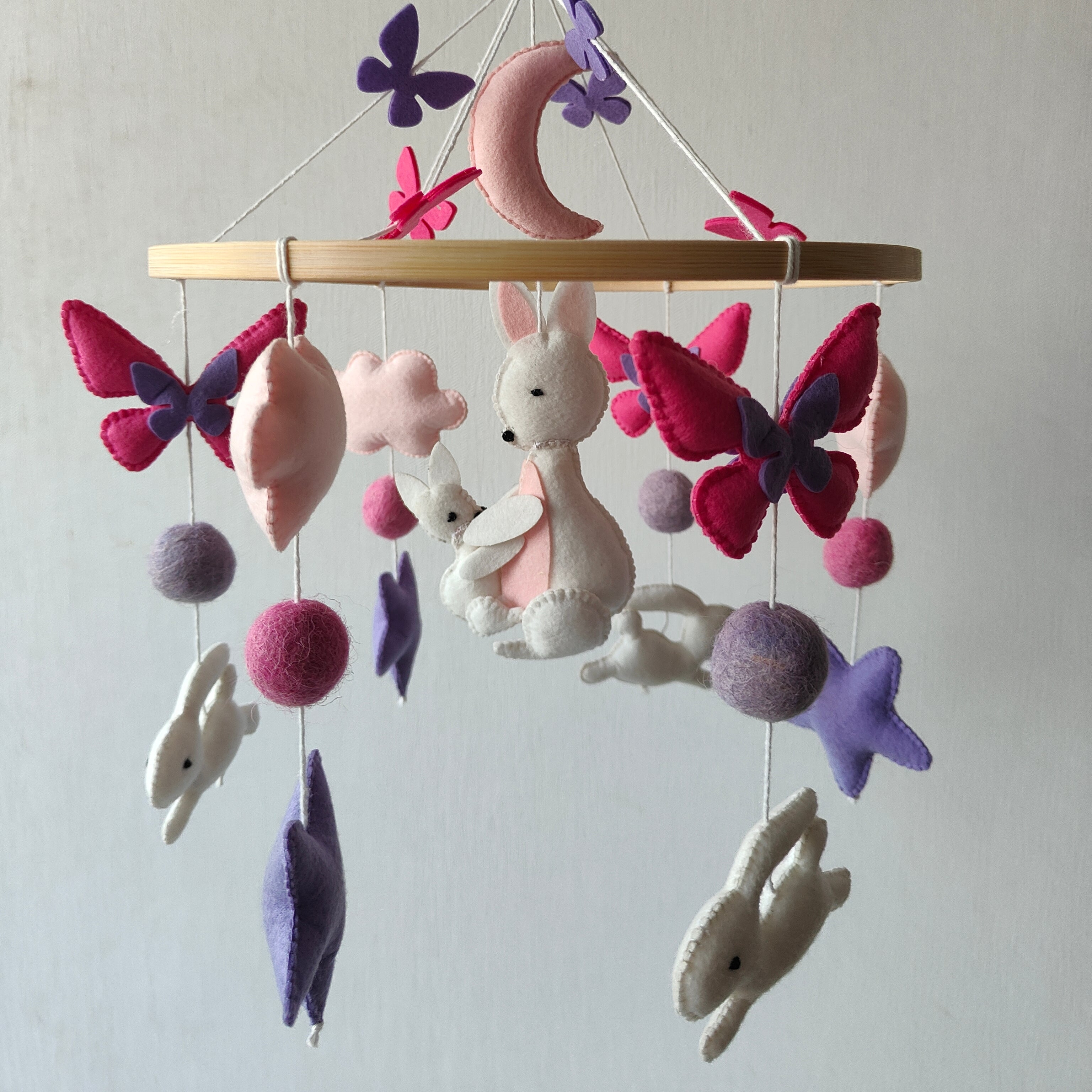 Fluttering Burrows - Cot / Crib Mobile