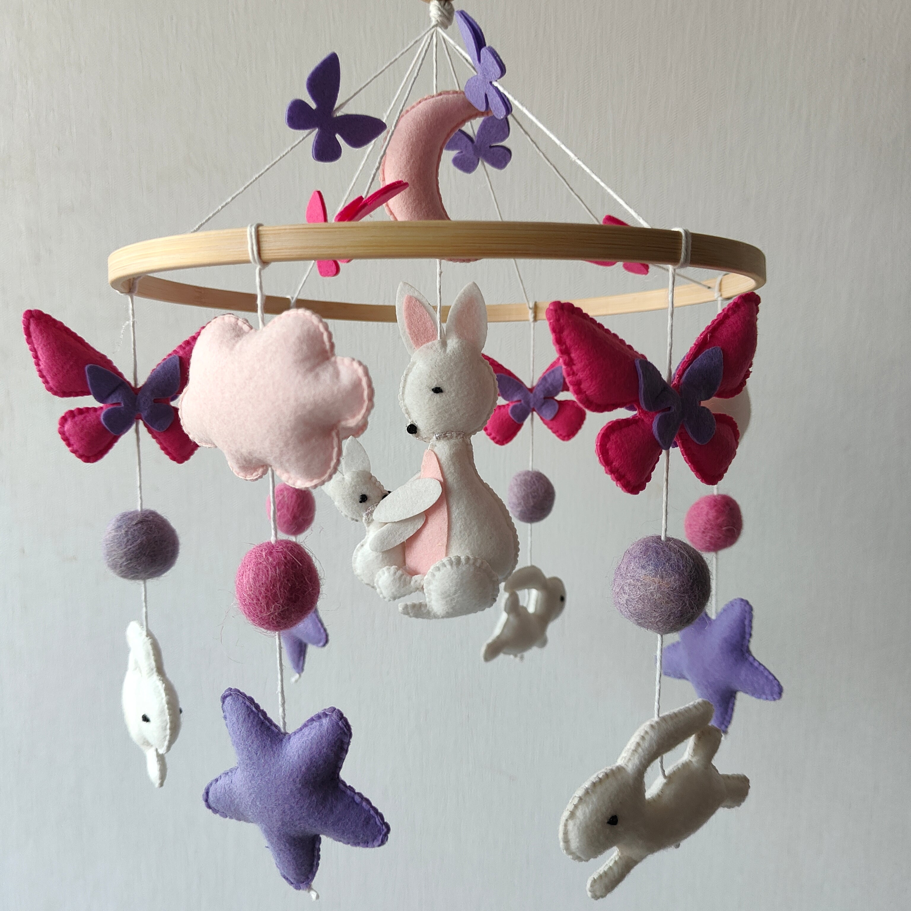 Fluttering Burrows - Cot / Crib Mobile