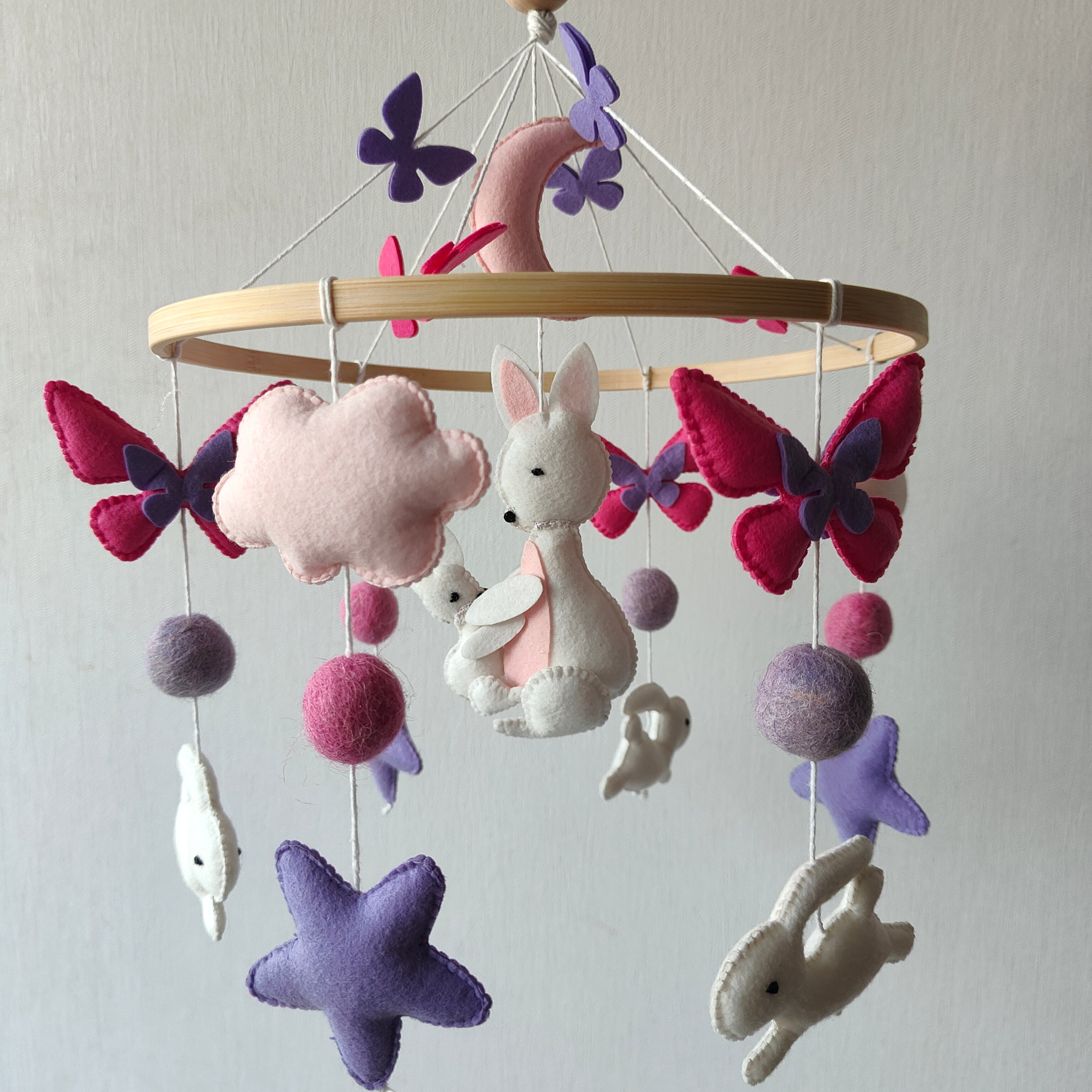 Fluttering Burrows - Cot / Crib Mobile