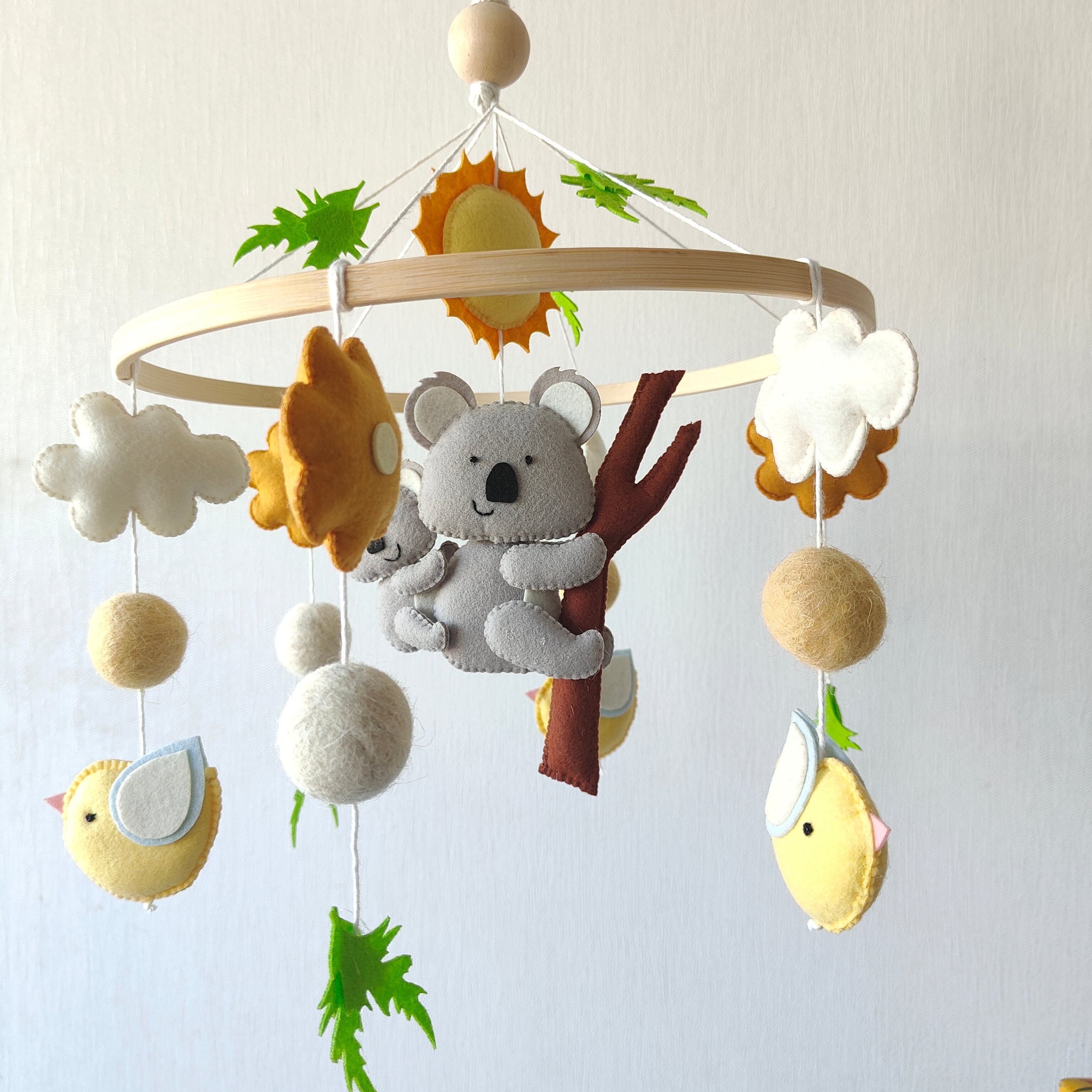 Koala's Winged Wonderland - Cot / Crib Mobile