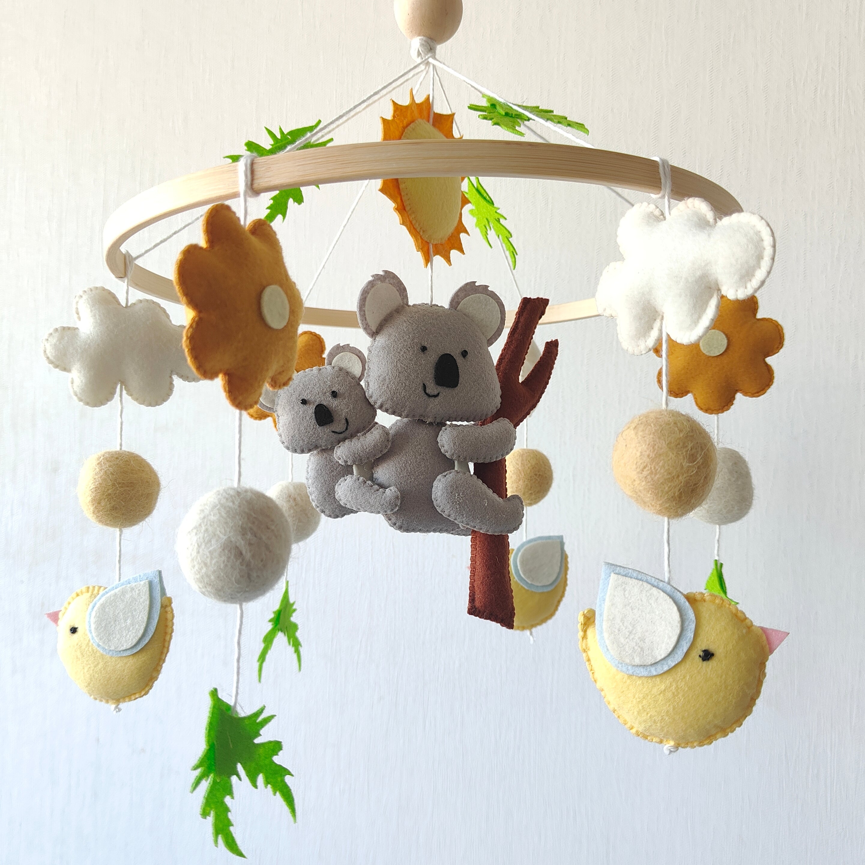 Koala's Winged Wonderland - Cot / Crib Mobile