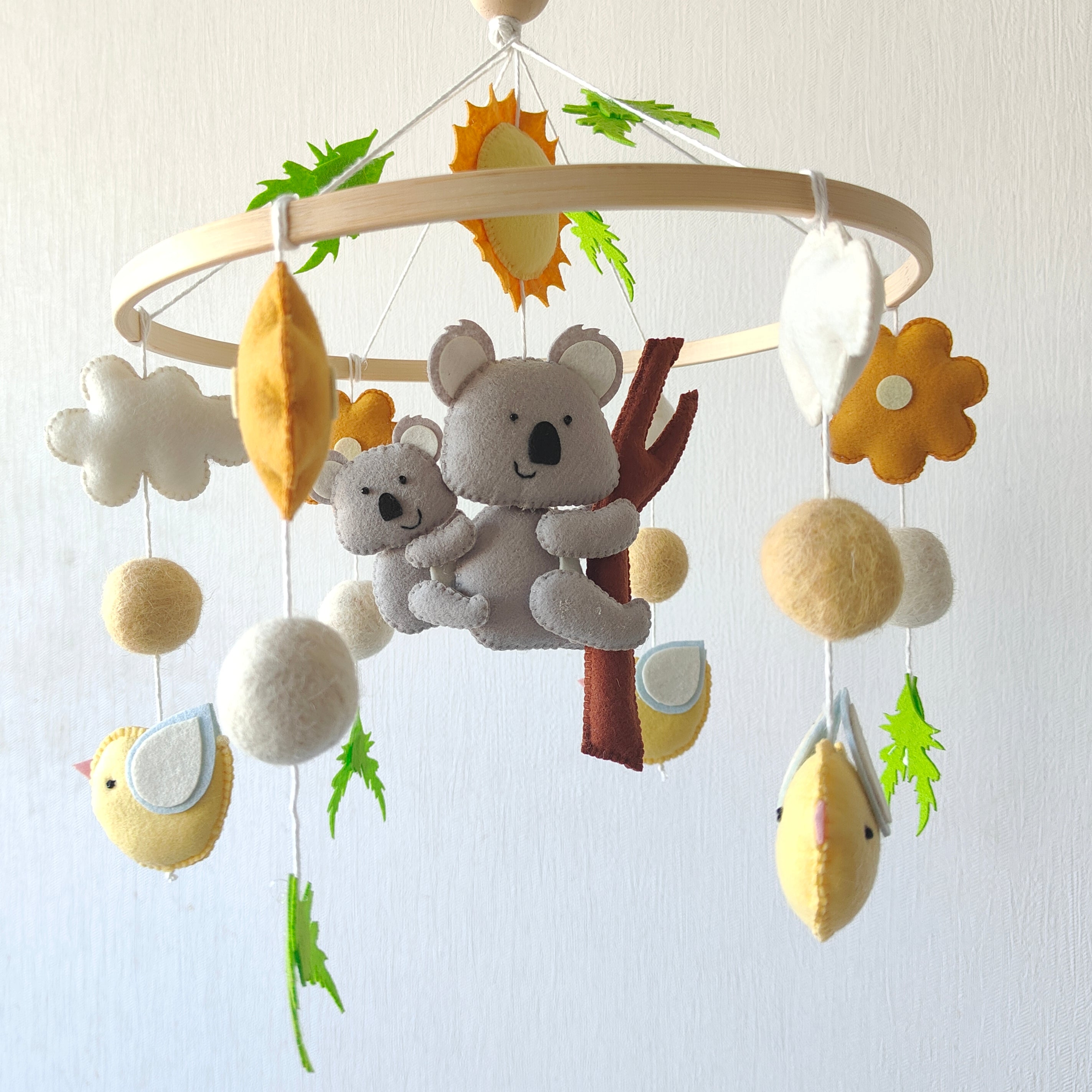 Koala's Winged Wonderland - Cot / Crib Mobile