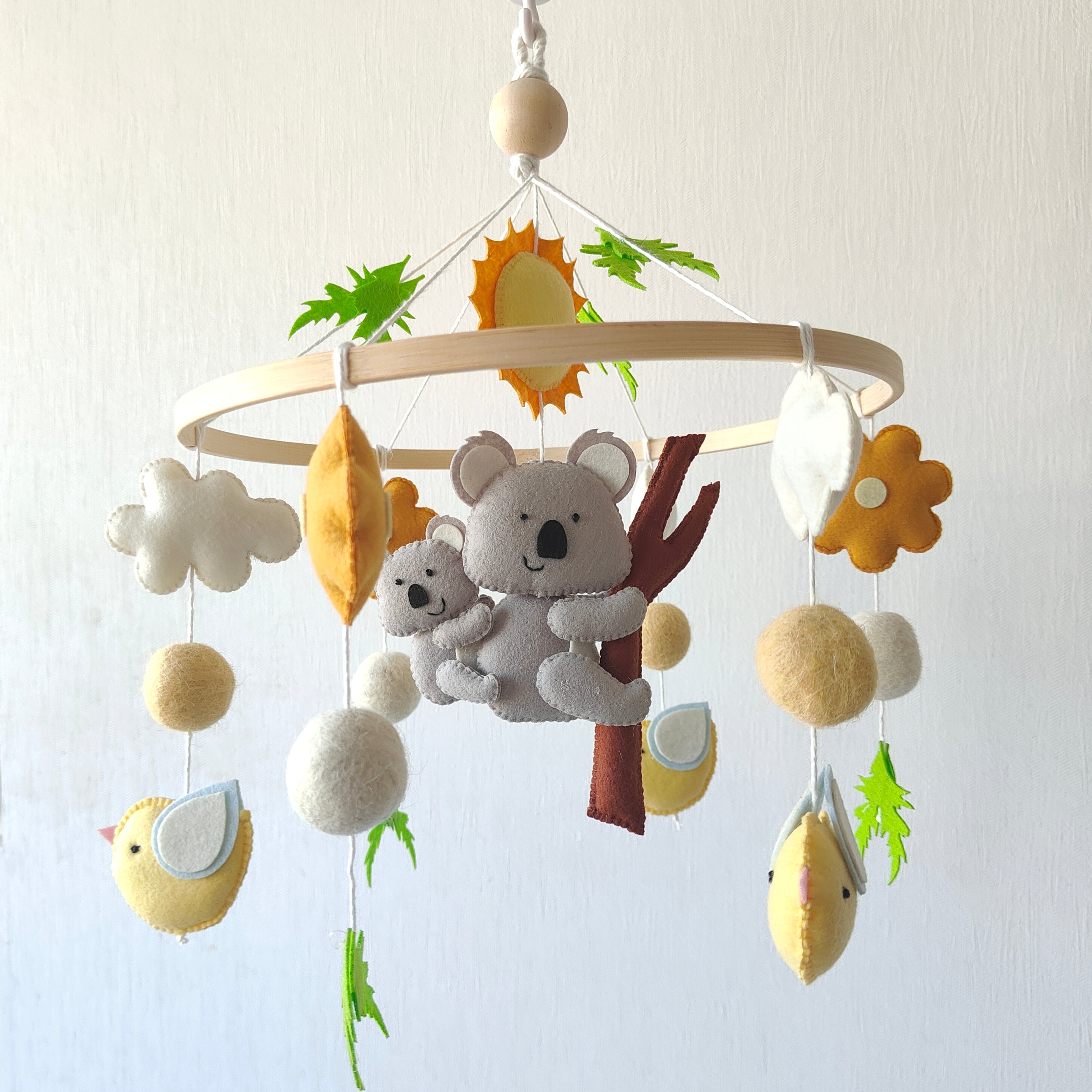 Koala's Winged Wonderland - Cot / Crib Mobile