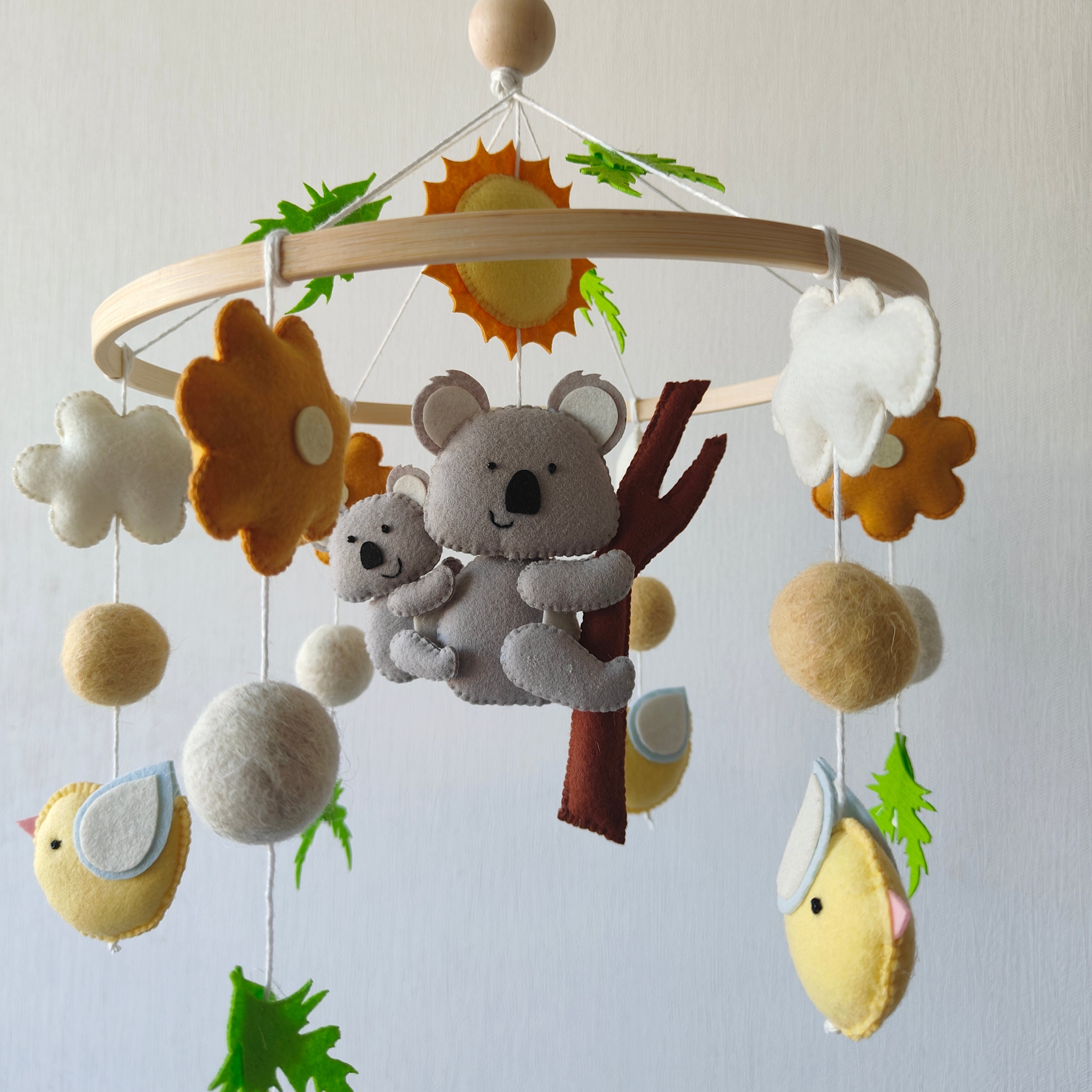 Koala's Winged Wonderland - Cot / Crib Mobile